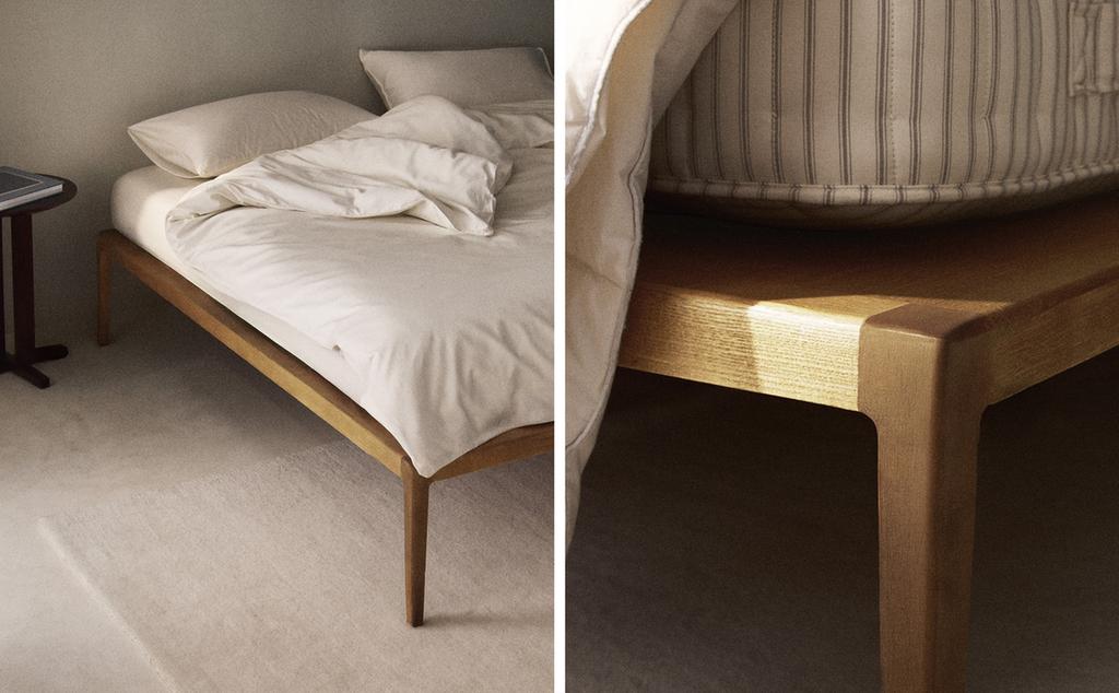 WOODEN BED FRAME