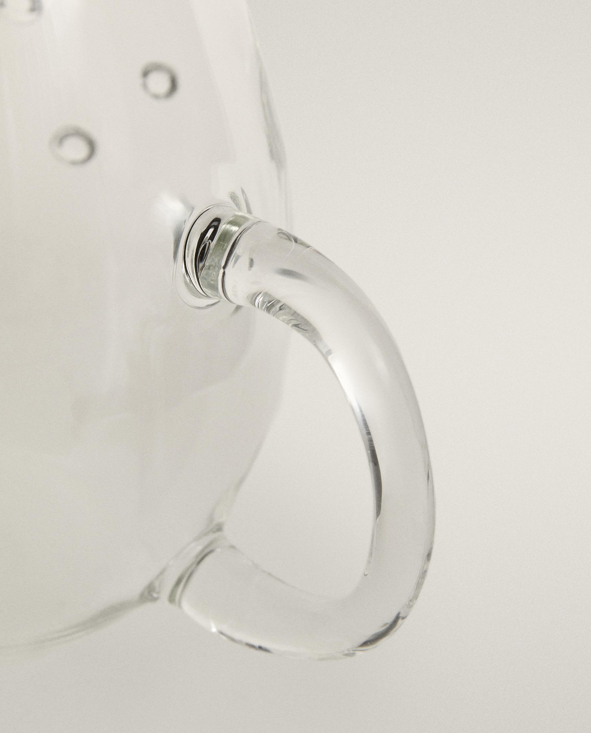 BOROSILICATE JUG WITH BUBBLES AND FISH product thumbnail 6