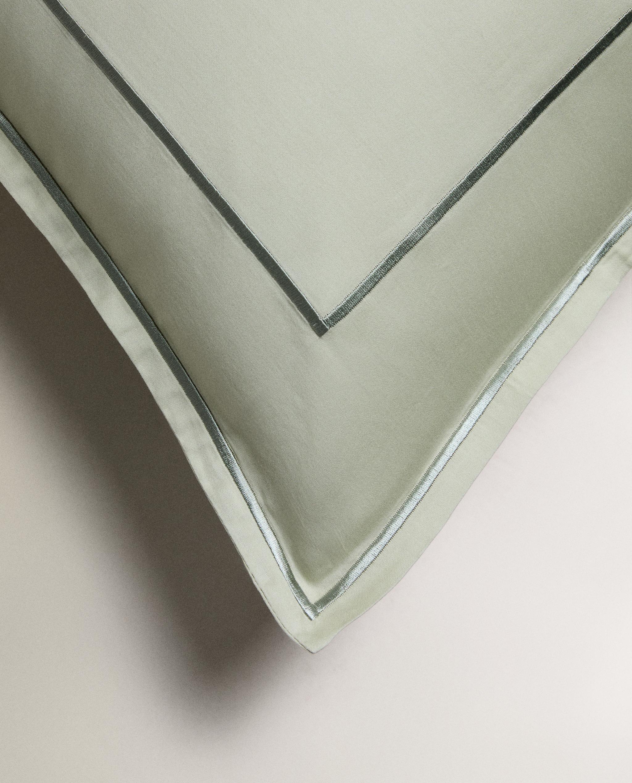 SATEEN PILLOWCASE WITH DOUBLE TRIM product thumbnail 15