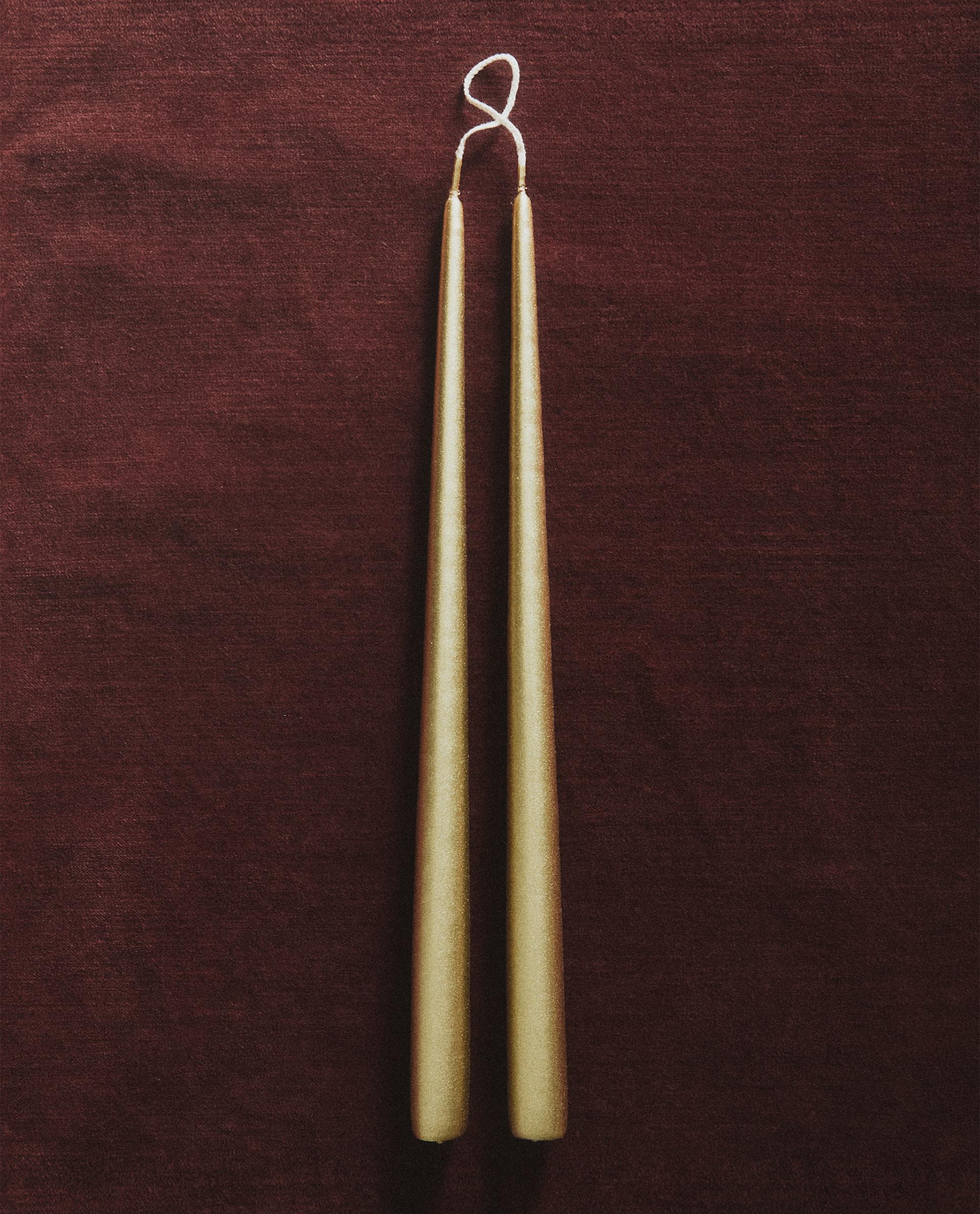 シルバーセラミック クリスマスキャンドルホルダー | Zara Home