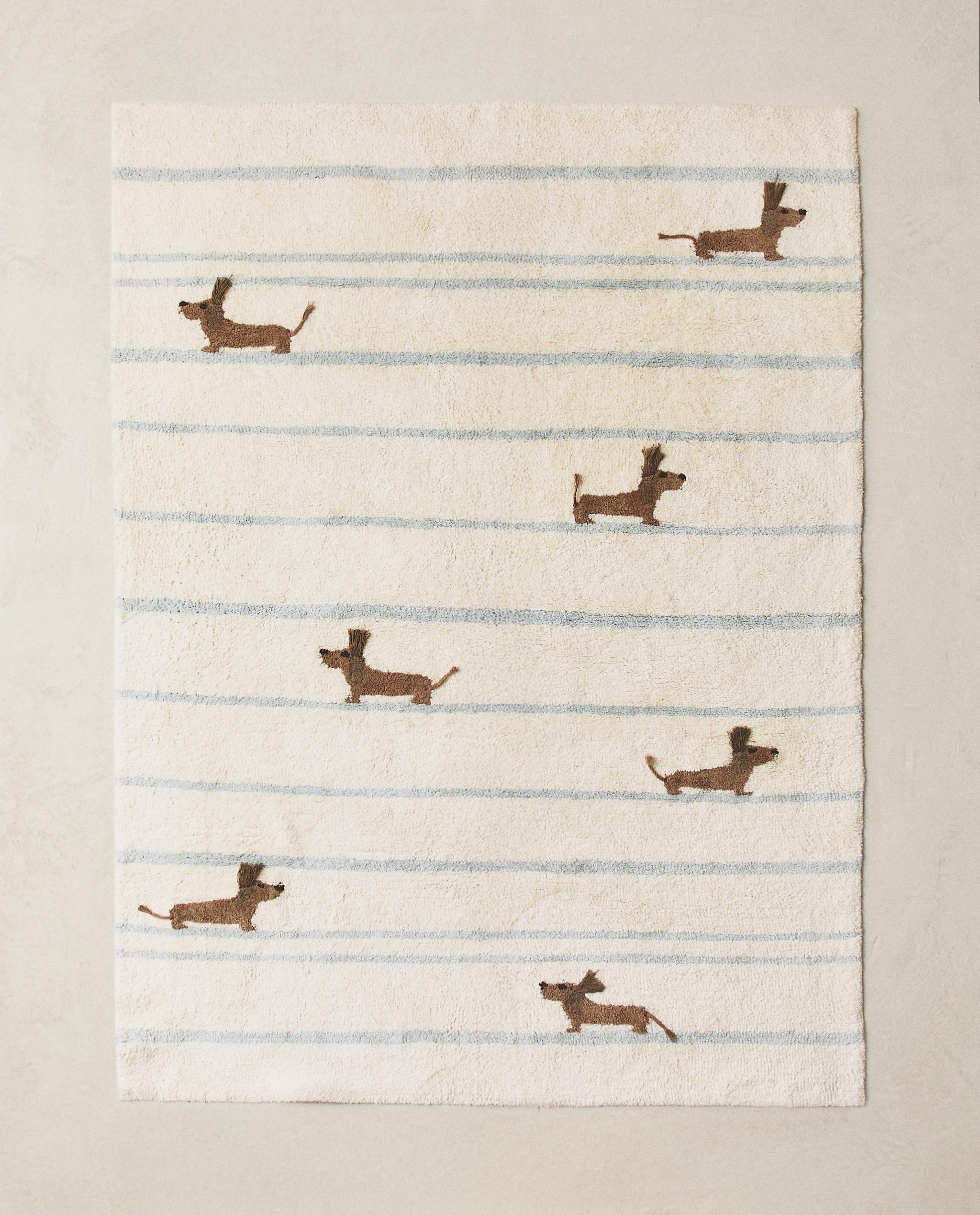 KIDS' DOG DESIGN COTTON RUG product thumbnail 20
