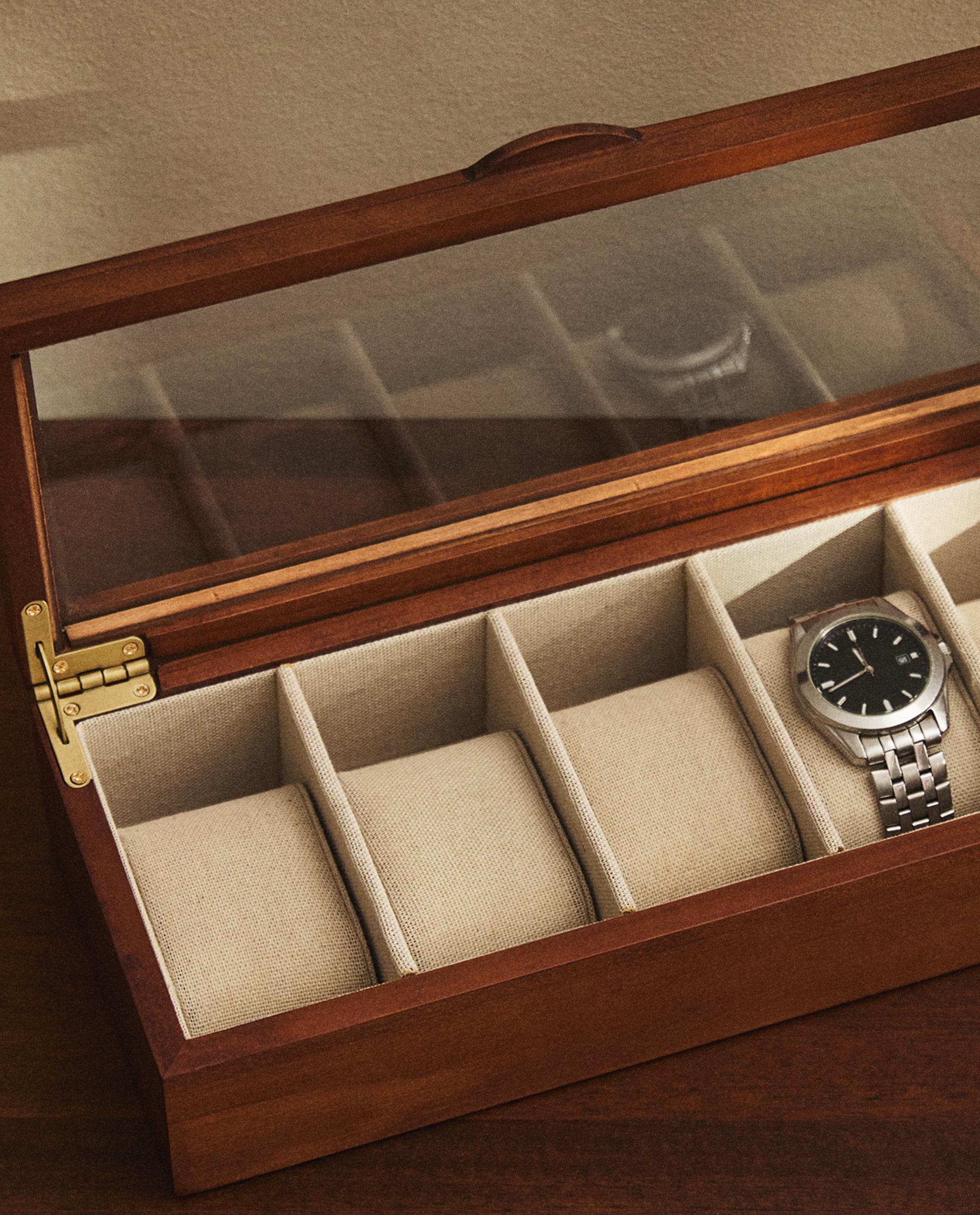 Light up watch box online