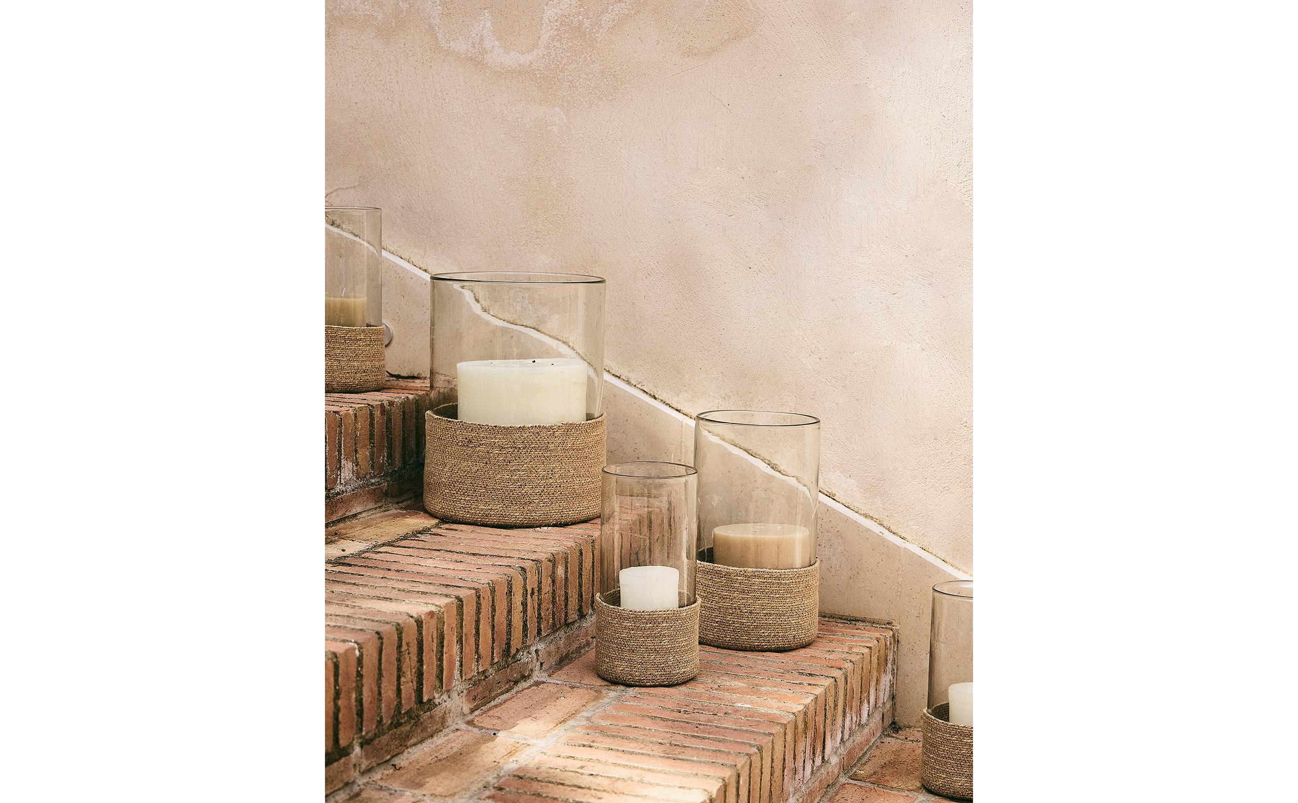 GLASS AND JUTE LANTERN product thumbnail 10