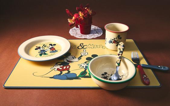 VAIKŲ MIKIO IR MINNIE PELĖS ©DISNEY VAKARIENĖS RINKINYS