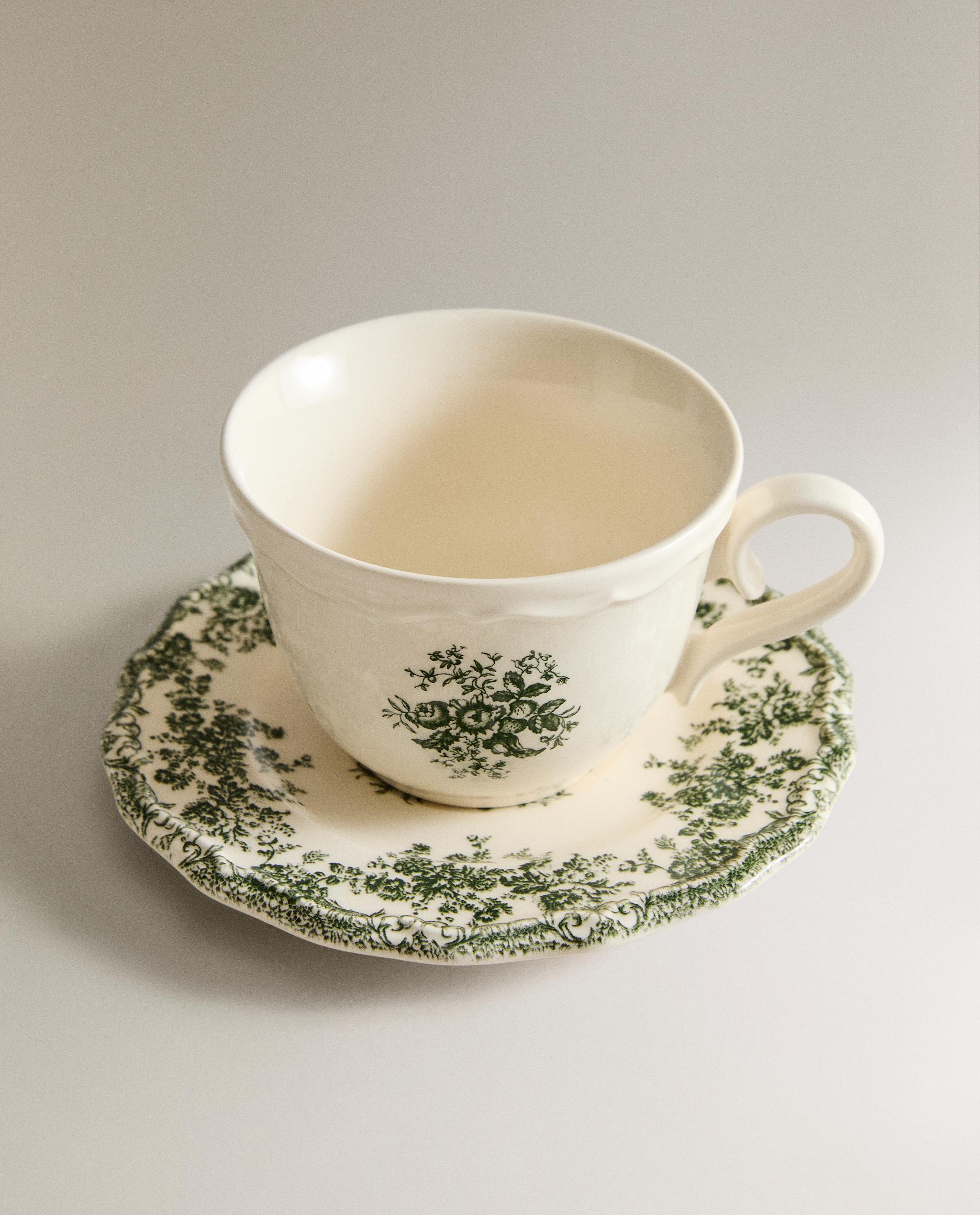 FLORAL TEACUP AND SAUCER product thumbnail 4