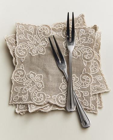 SET SOTTOBICCHIERI LINO (SET DA 4)