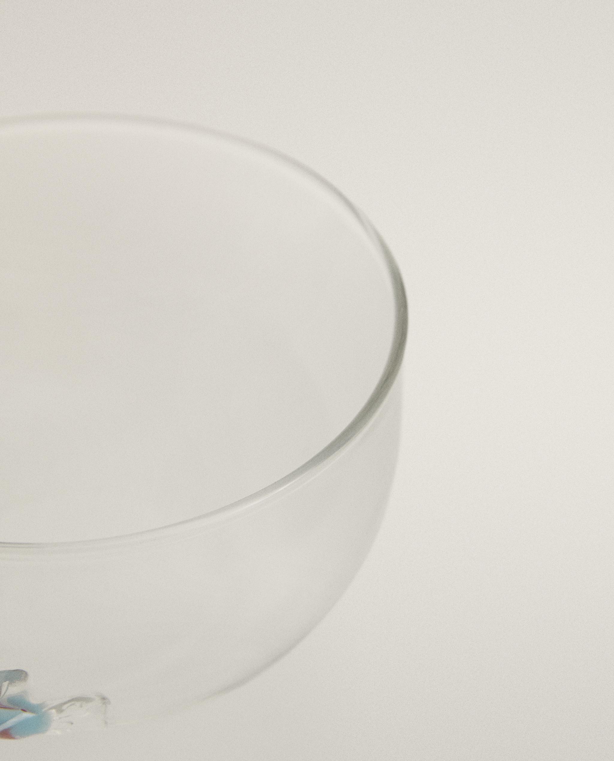 BOROSILICATE BOWL WITH BUBBLES AND FISH product thumbnail 5