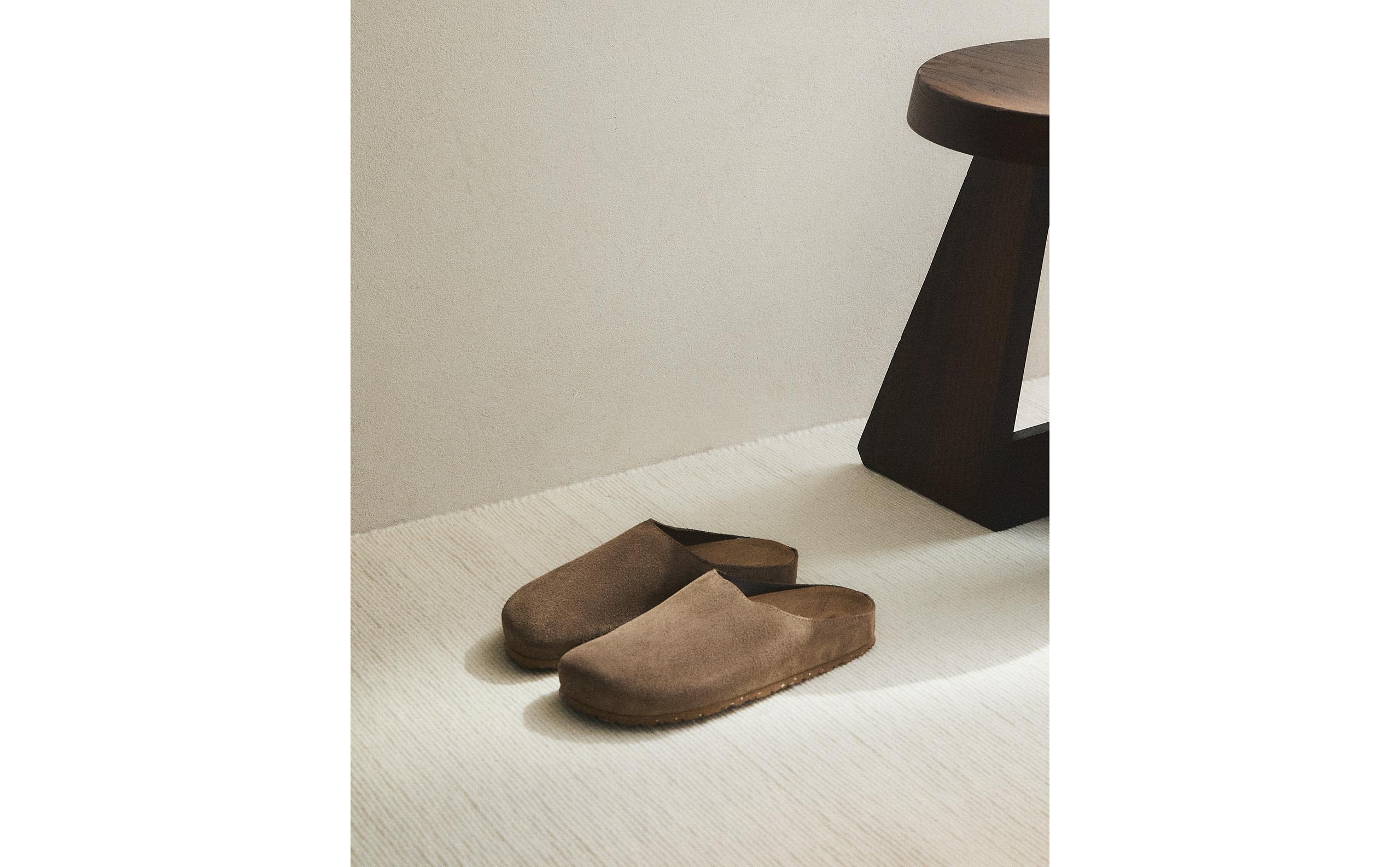 ［ZARA］編み込みレザー クロッグサンダル 編み込みレザー クロッグサンダル - ベージュ | ZARA Japan / 日本