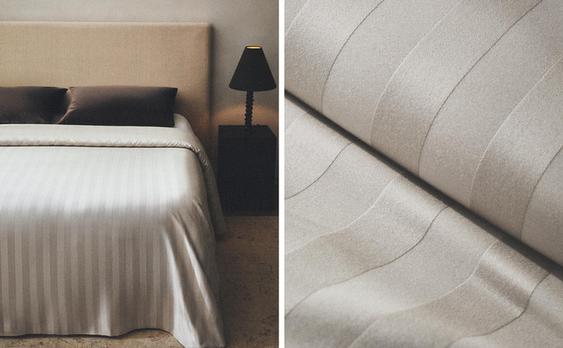 CAPA EDREDÃO CETIM RISCAS (500 FIOS)