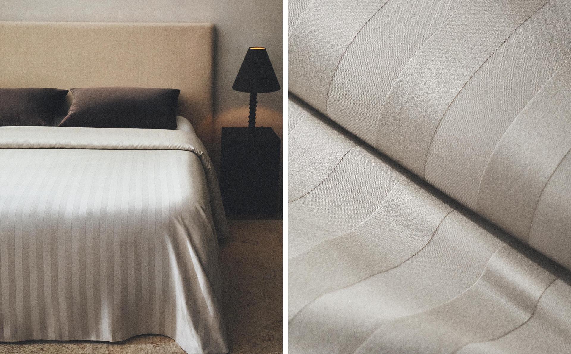 STRIPED SATEEN DUVET COVER (500 THREAD COUNT) STRIPED SATEEN DUVET COVER (500 THREAD COUNT)