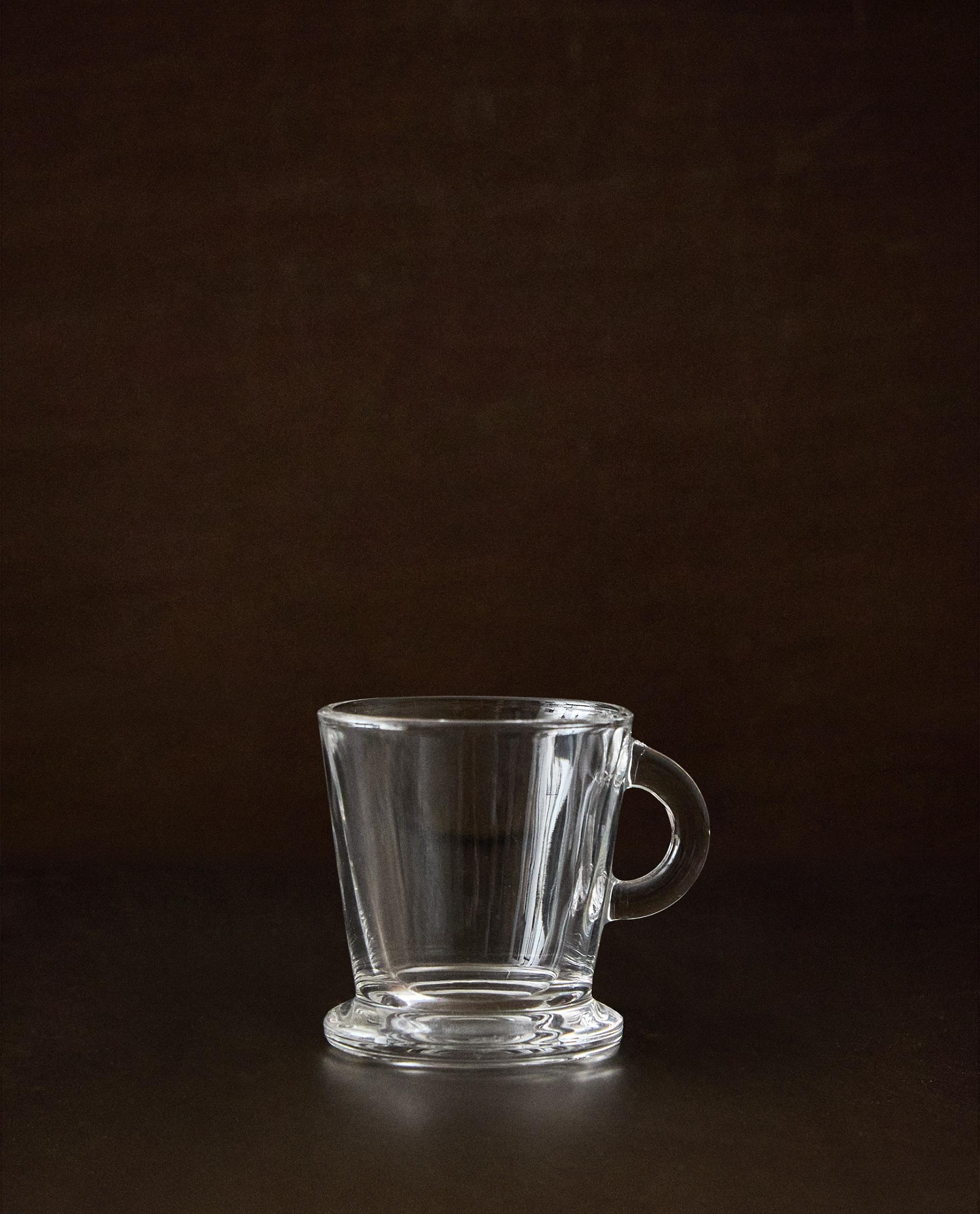 TRANSPARENT GLASS ESPRESSO CUP