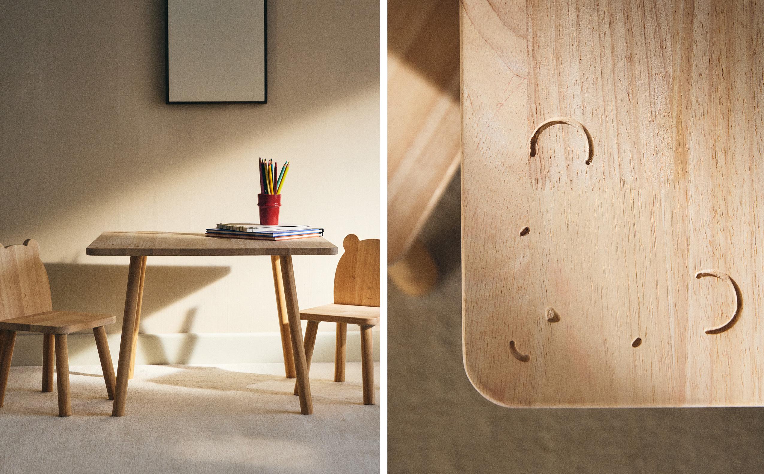 BEAR WOOD TABLE product thumbnail 2