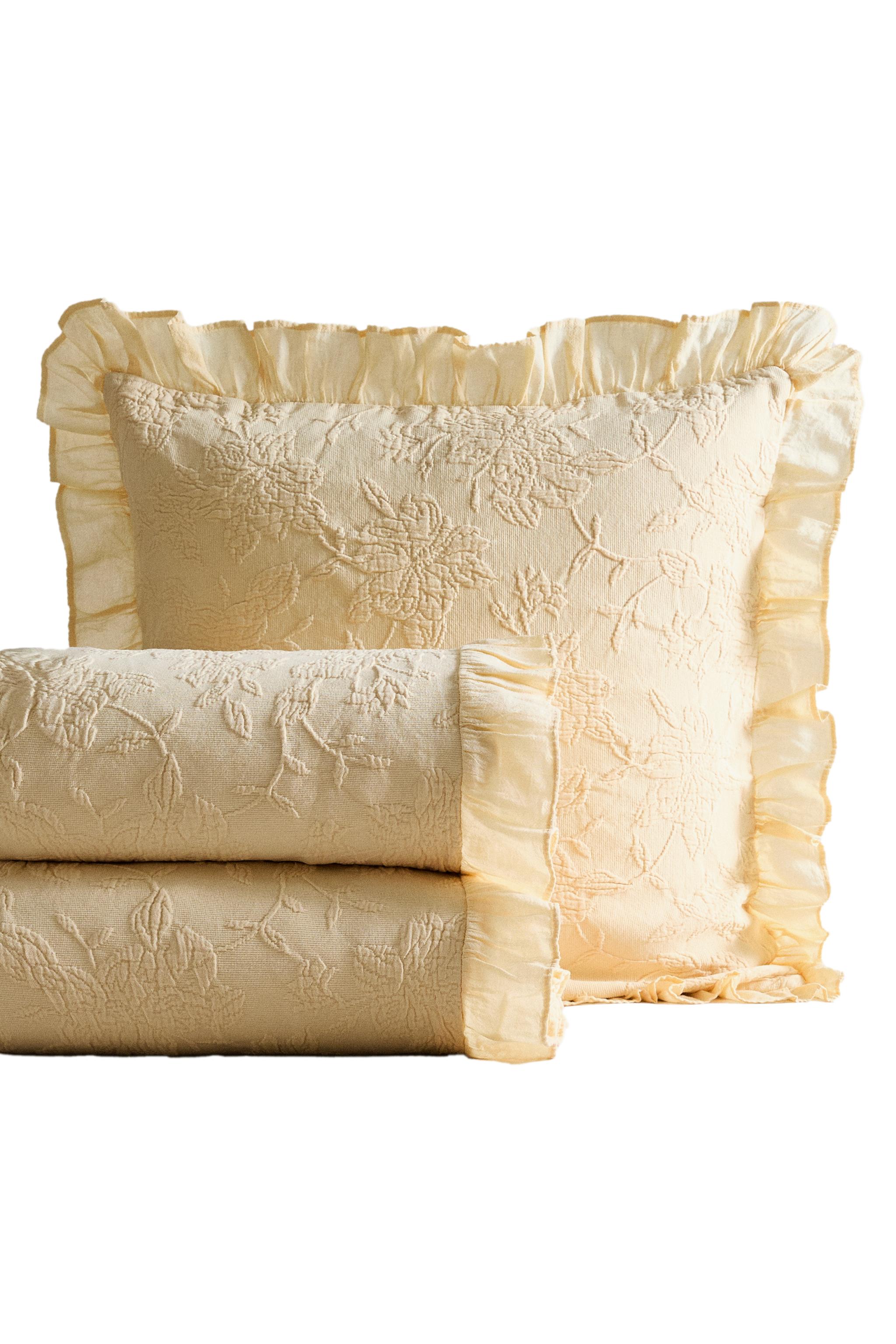 Zara  ジャカードのフリル付きベッドカバー ジャカードのフリル付きベッドカバー | Zara Home 日本/Japan