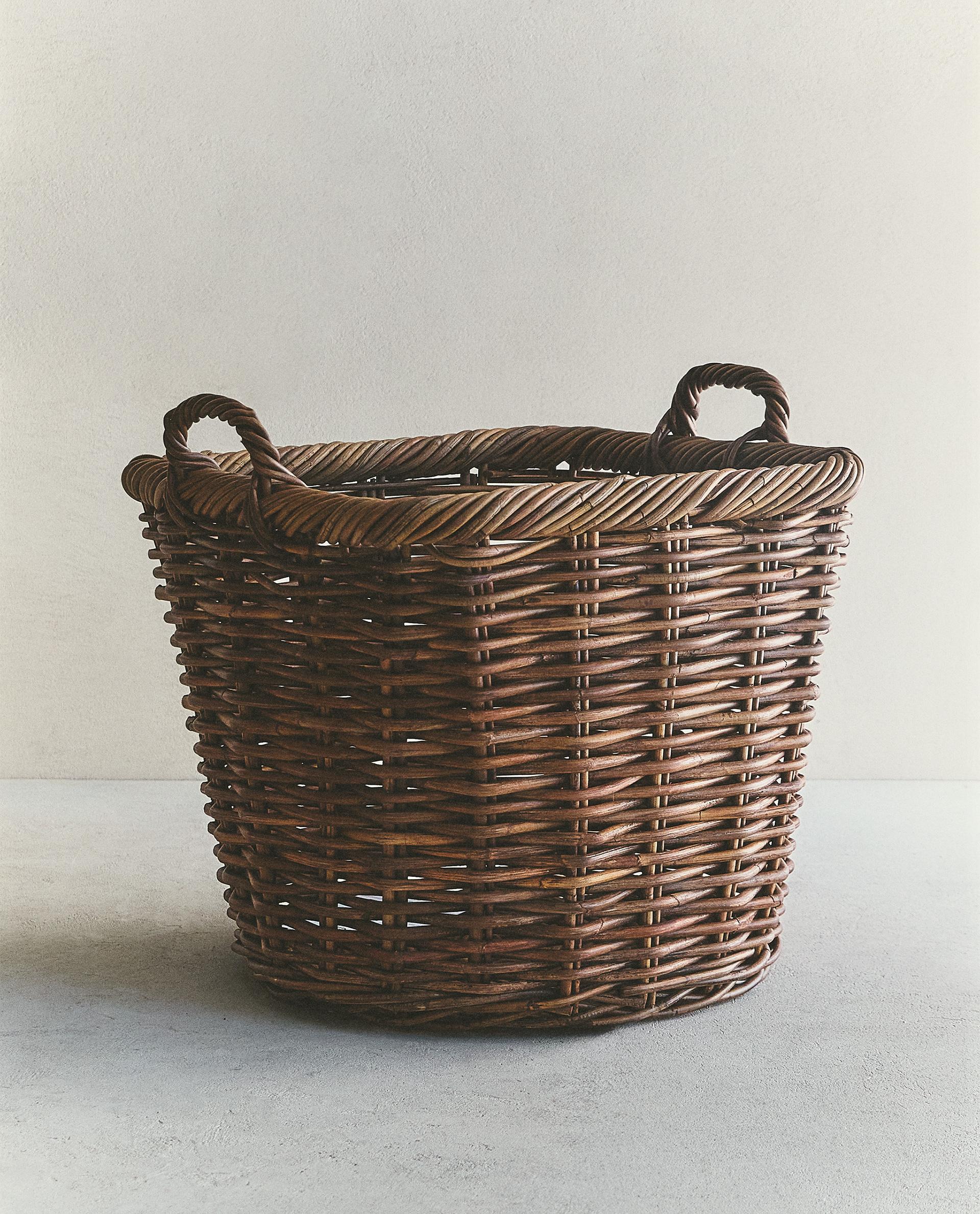 ZARA HOME メッシュデザインバスケット2個セット※単品も可能 ウェーブバスケット（小） - ライトベージュ | ZARA Japan / 日本