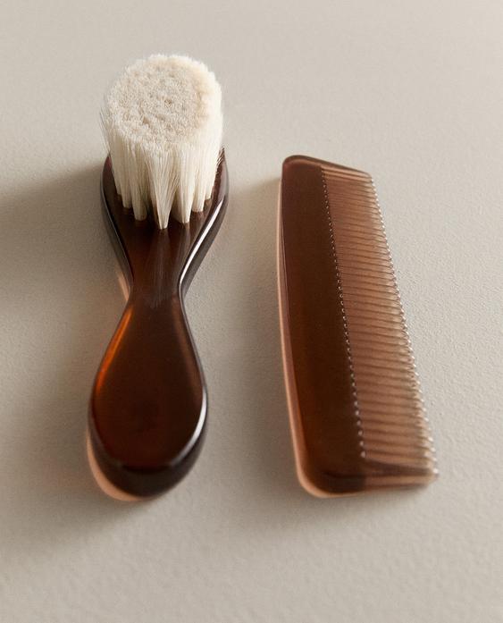 SET CEPILLO Y PEINE ACETATO BEBÉ SET CEPILLO Y PEINE ACETATO BEBÉ