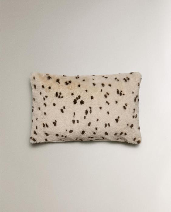 애니멀 프린트 쿠션 커버