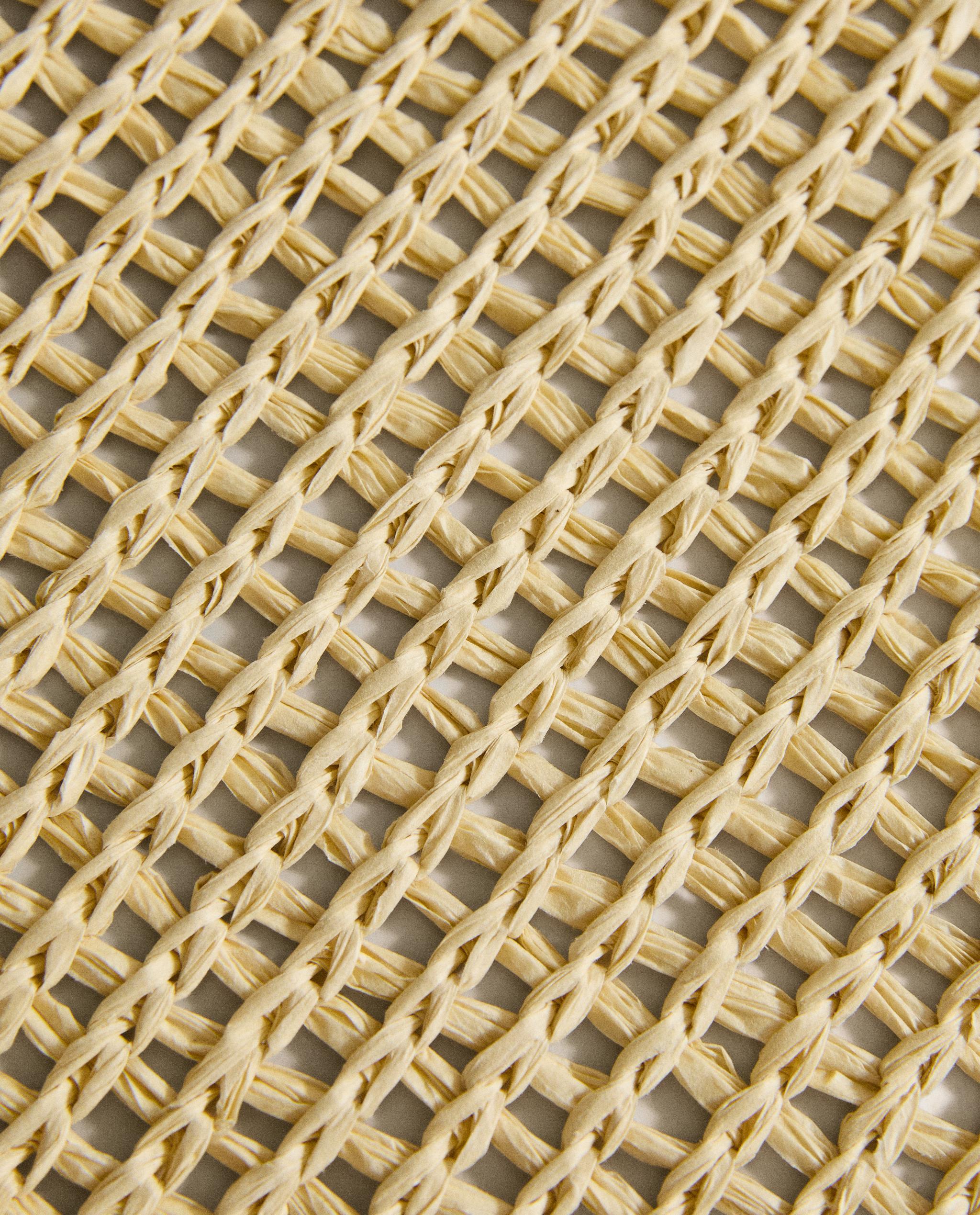 YELLOW FLORAL PAPER PLACEMAT product thumbnail 2