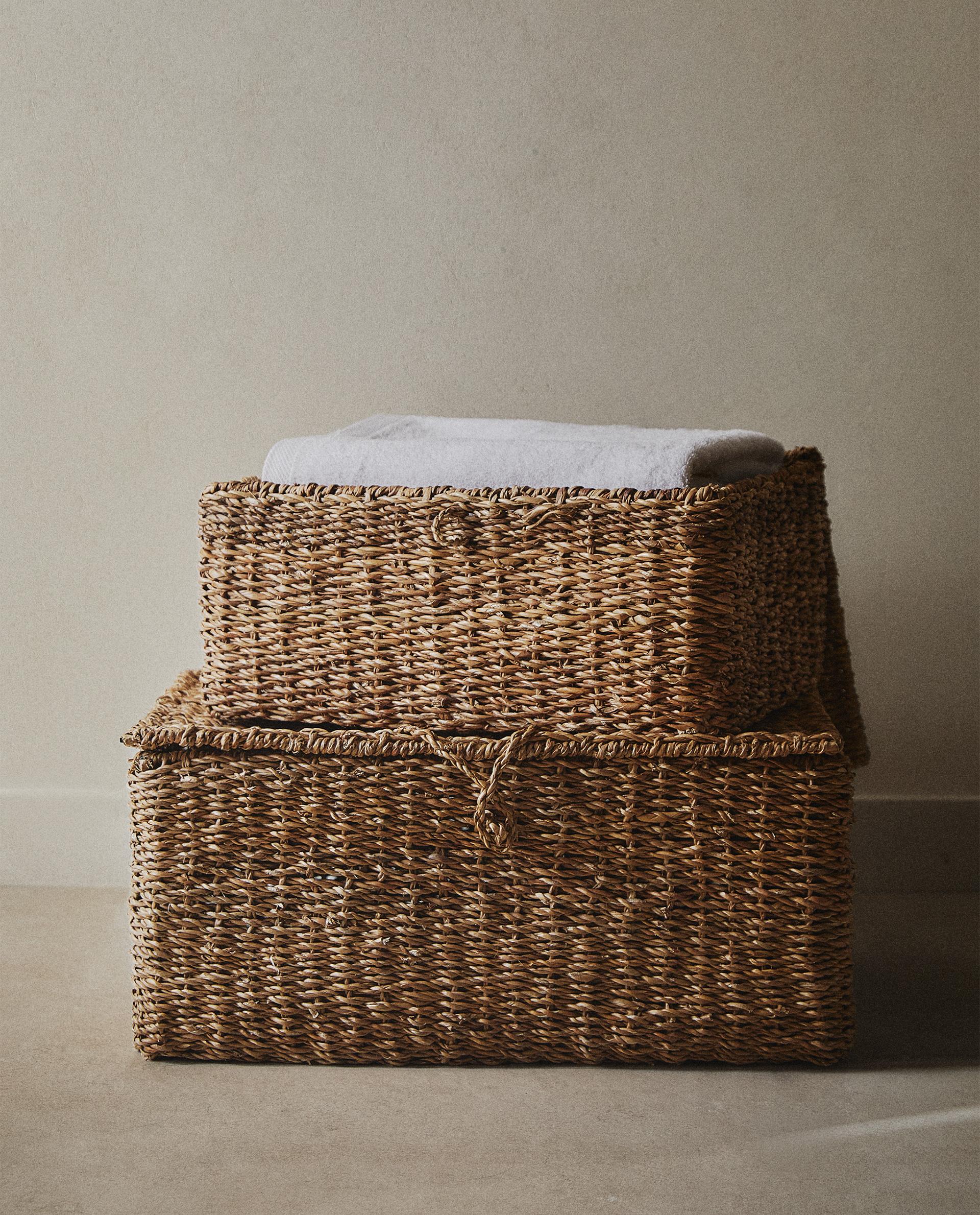 シーグラスバスケット リッド | Zara Home 日本/Japan
