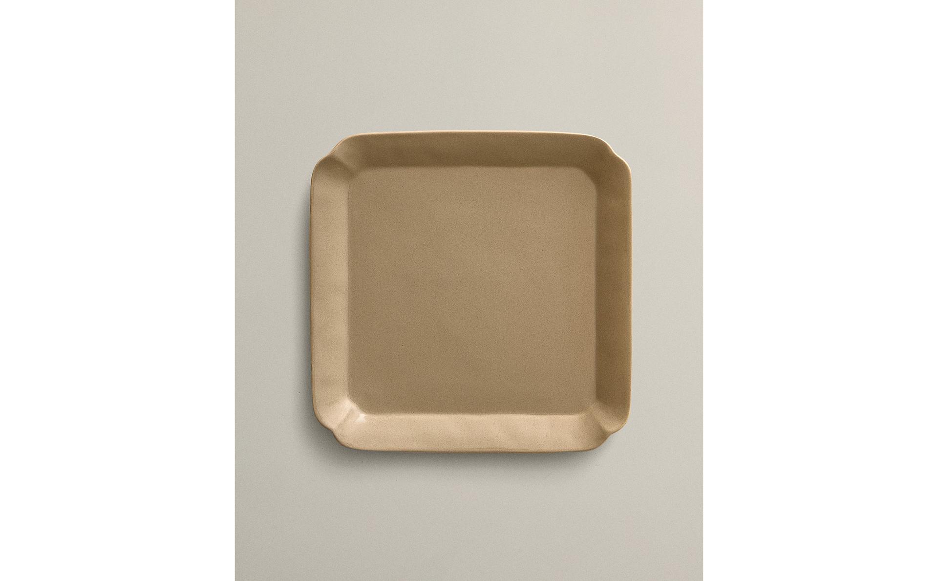 SQUARE STONEWARE TRAY SQUARE STONEWARE TRAY