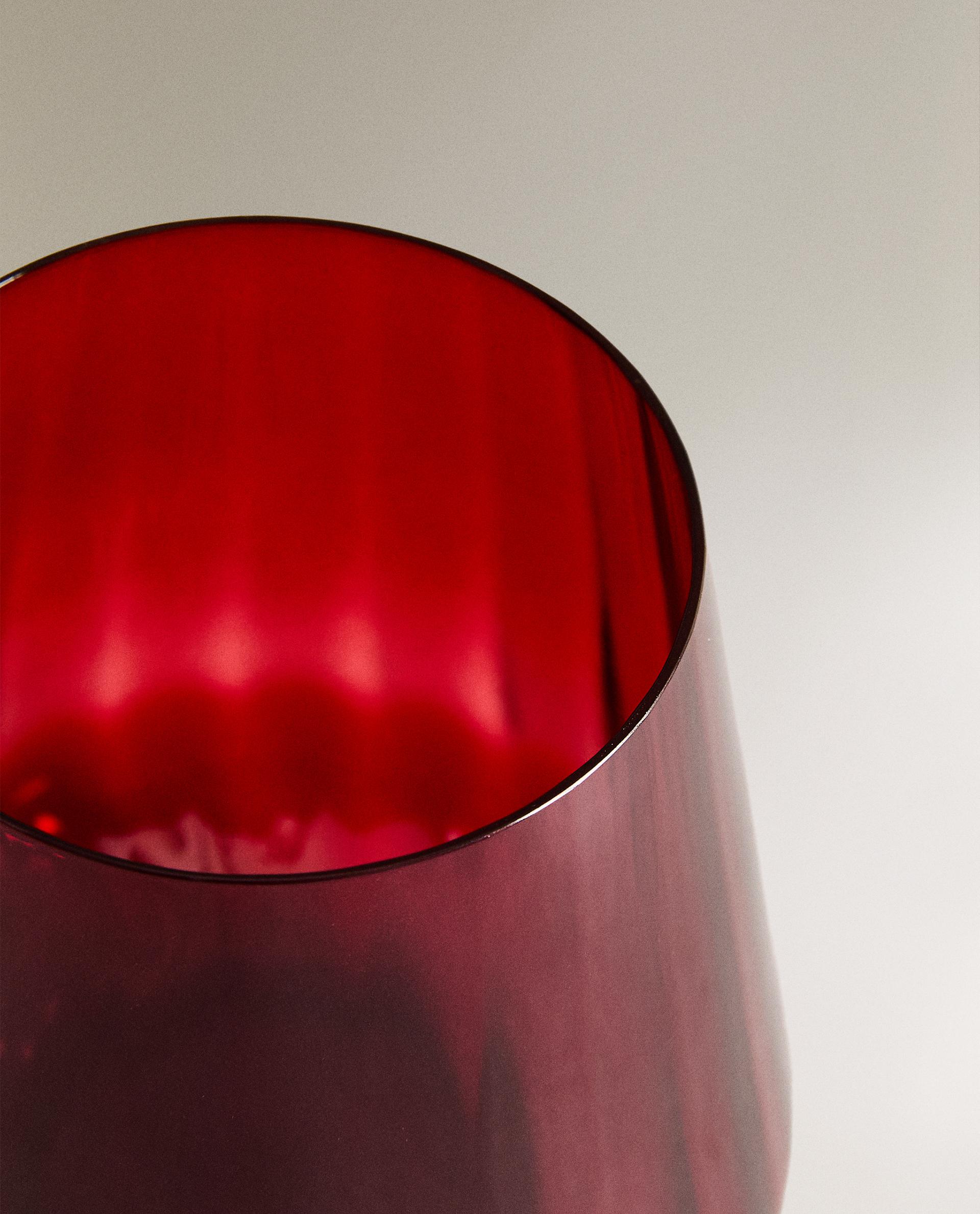 CHRISTMAS COLORED CRYSTALLINE TUMBLER Zara Home Canada