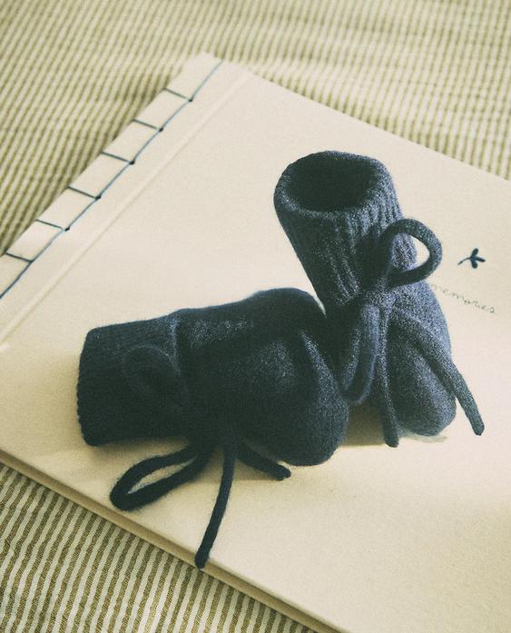 حذاء كشمير للرضّع والأطفال