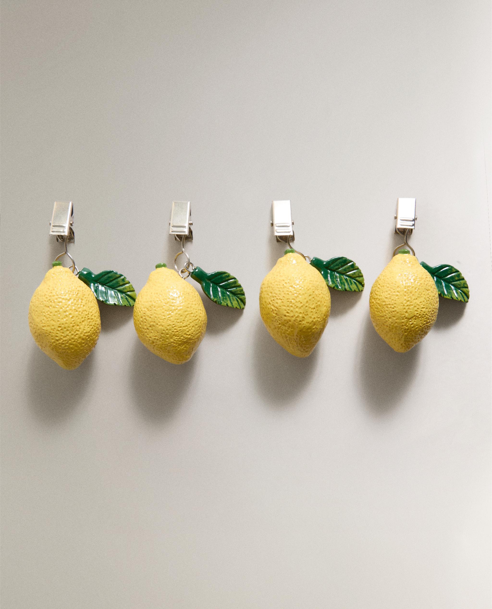 LEMON TABLECLOTH CLIPS (SET OF 4) | Zara Home United States of America