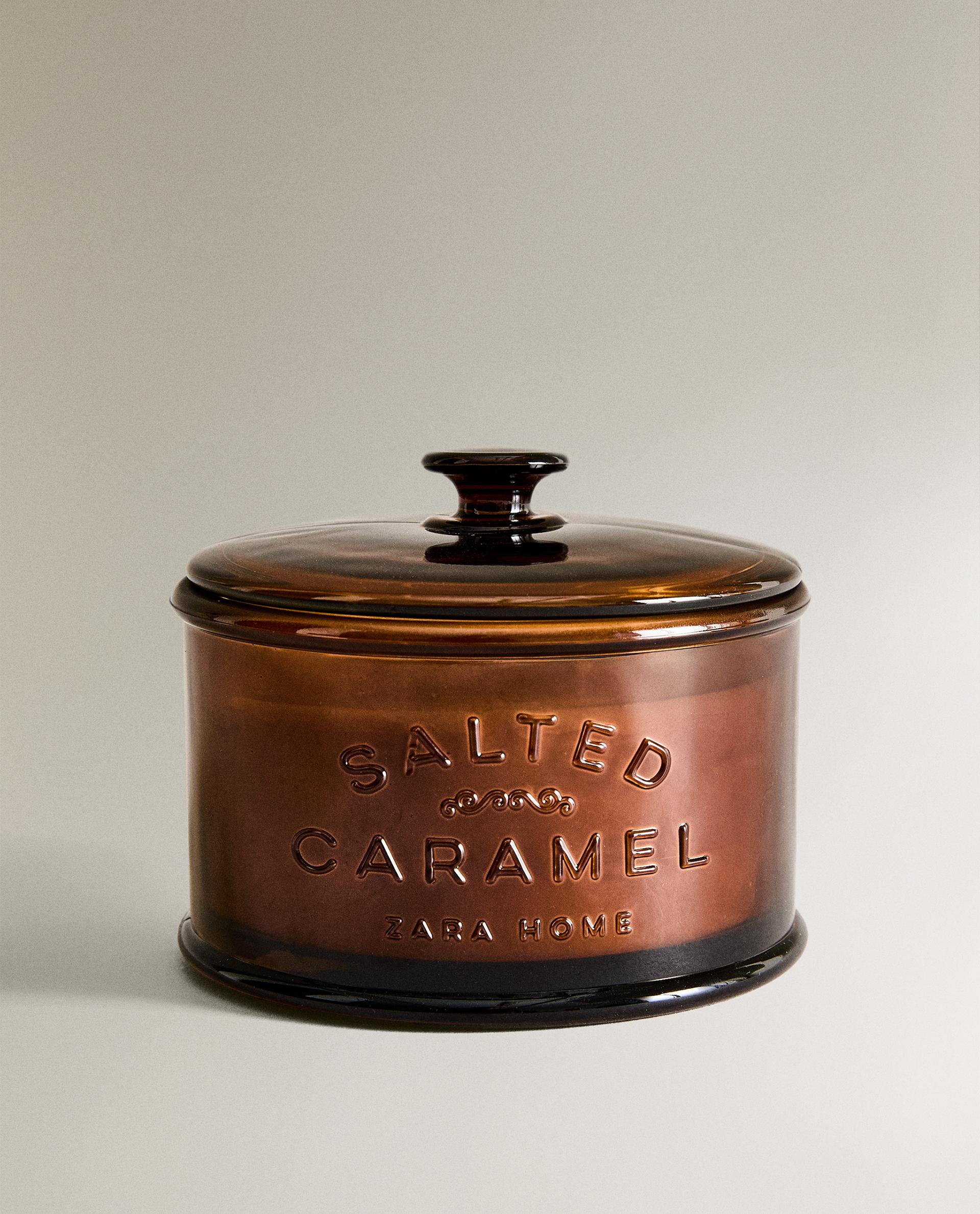 (350 G) SALTED CARAMEL SCENTED CANDLE