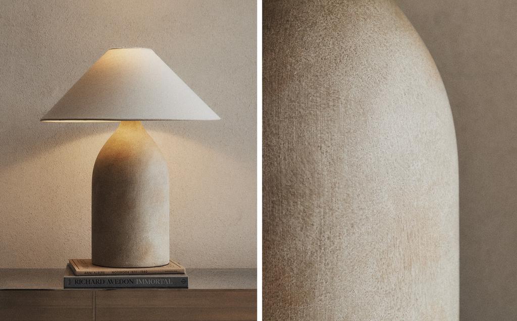 LARGE CERAMIC TABLE LAMP