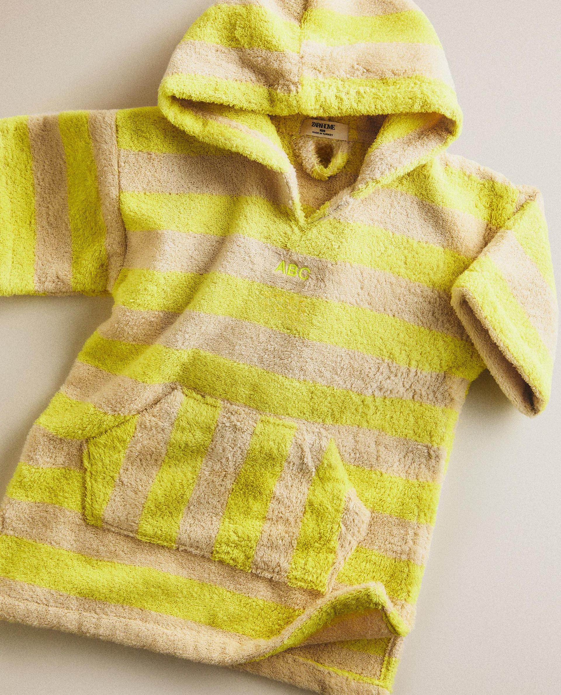 PONCHO MARE BAMBINO A RIGHE PONCHO MARE BAMBINO A RIGHE