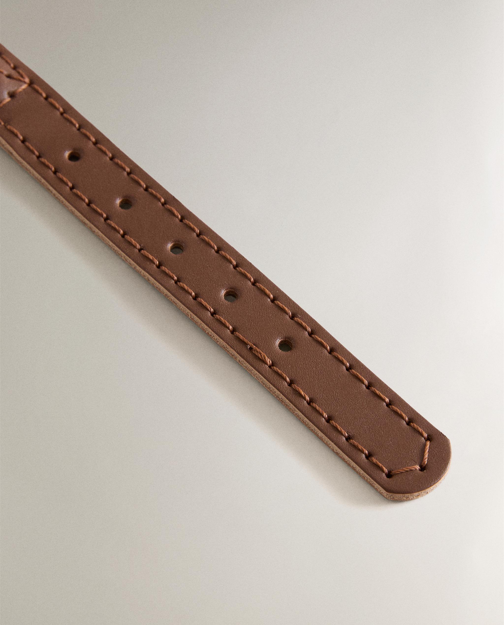 LEATHER AND ROPE PET COLLAR product thumbnail 2