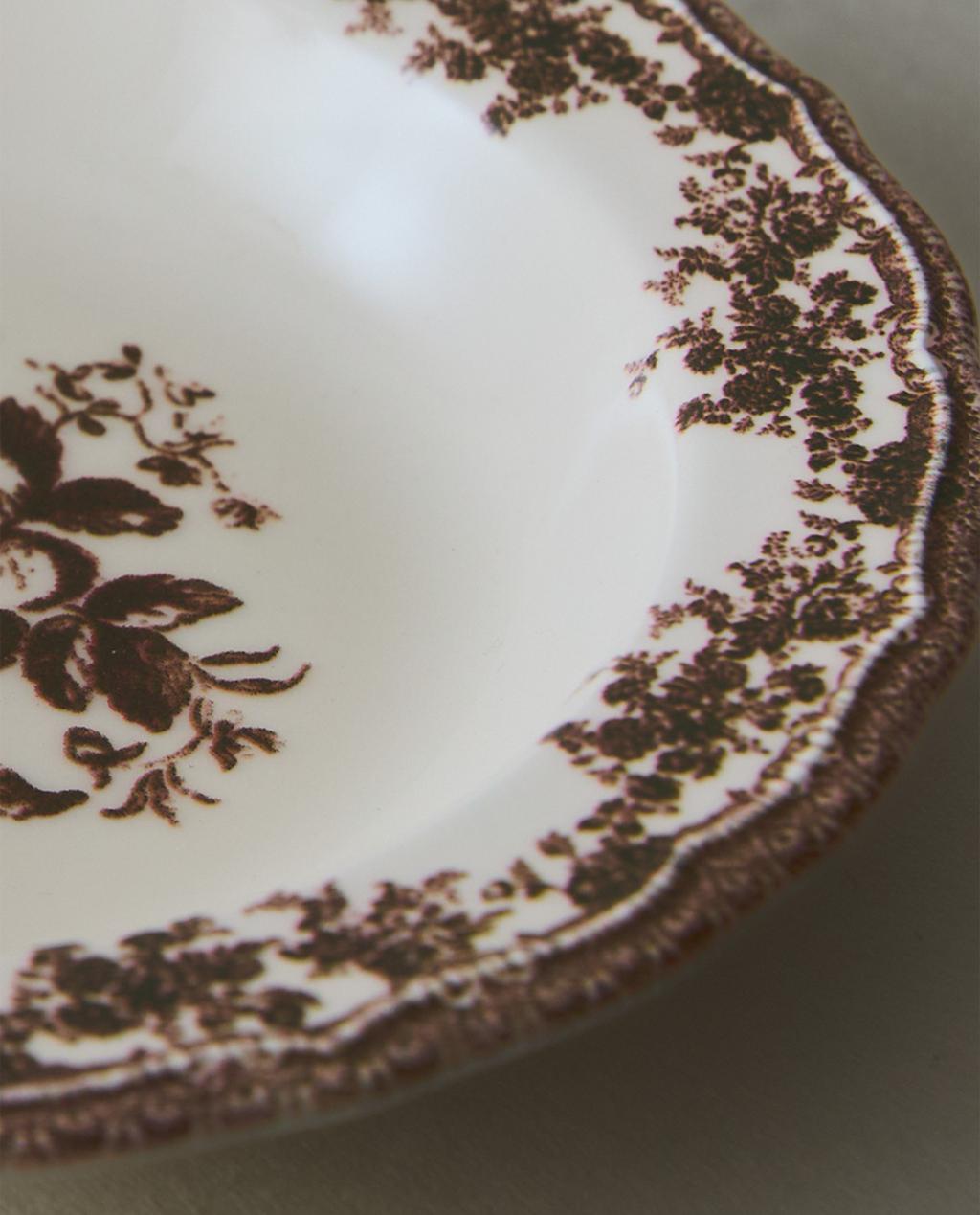 PIATTO FONDO MAIOLICA FIORI