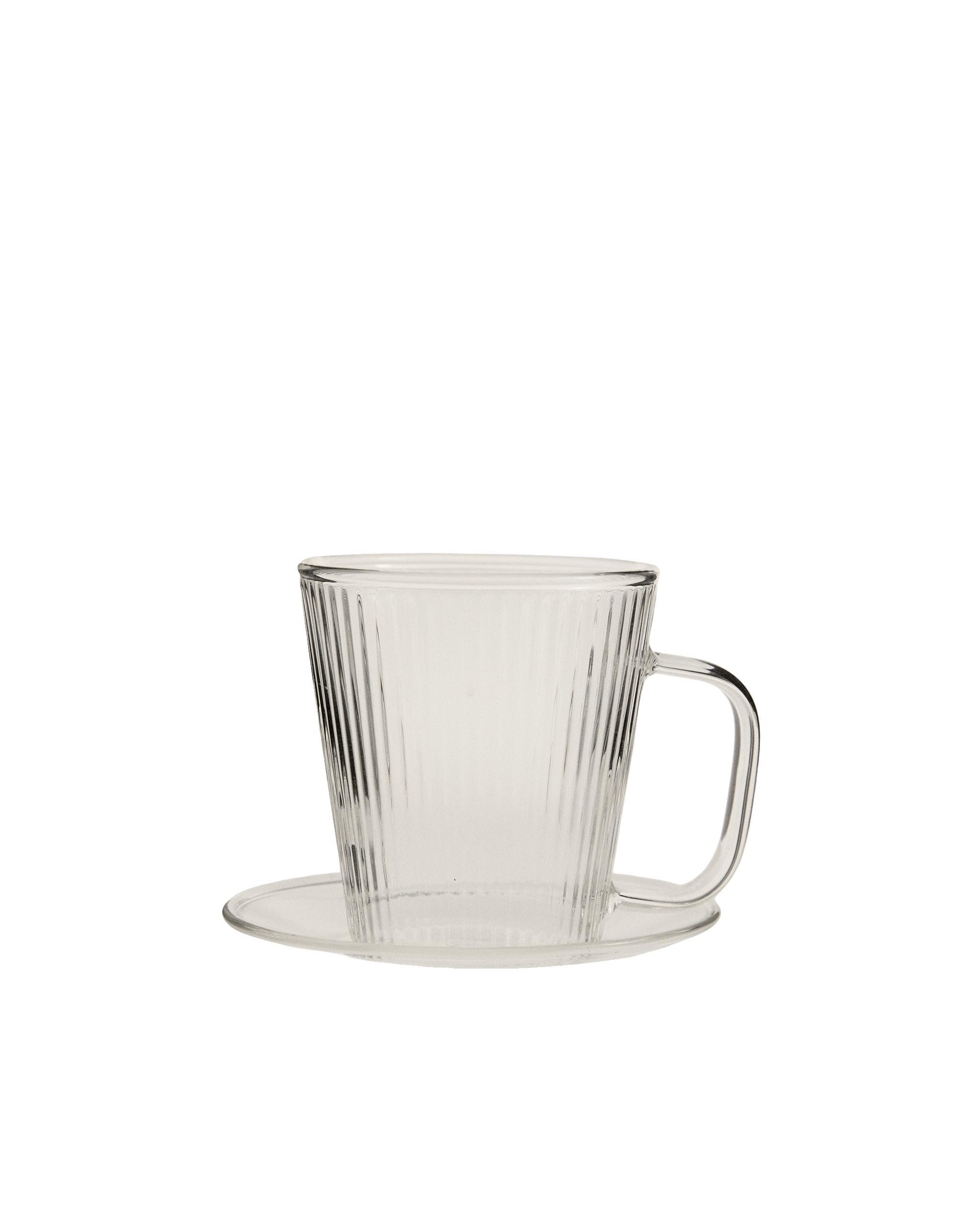 BOROSILICATE GLASS COFFEE CUP AND SAUCER product thumbnail 10