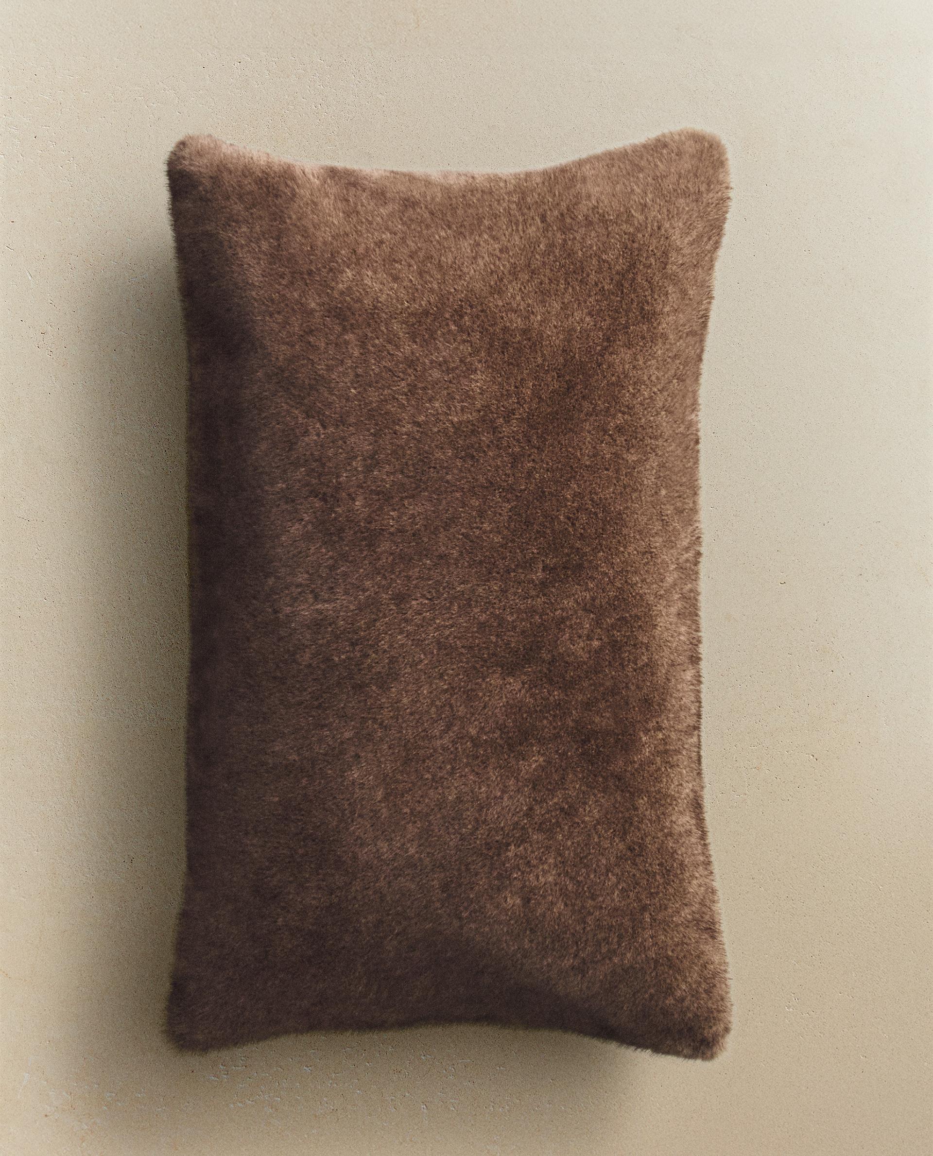 グラデーション フェイクファー クッションカバー | Zara Home 日本/Japan