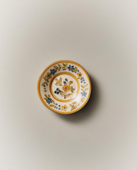 PLATO MINI TERRACOTA FLORAL