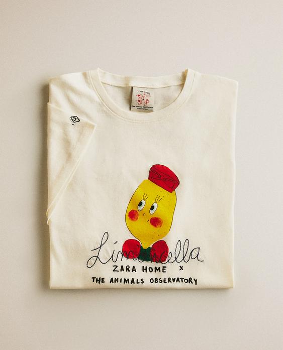 KIDS' LIMONCELLA X THE ANIMALS OBSERVATORY T-SHIRT KIDS' LIMONCELLA X THE ANIMALS OBSERVATORY T-SHIRT