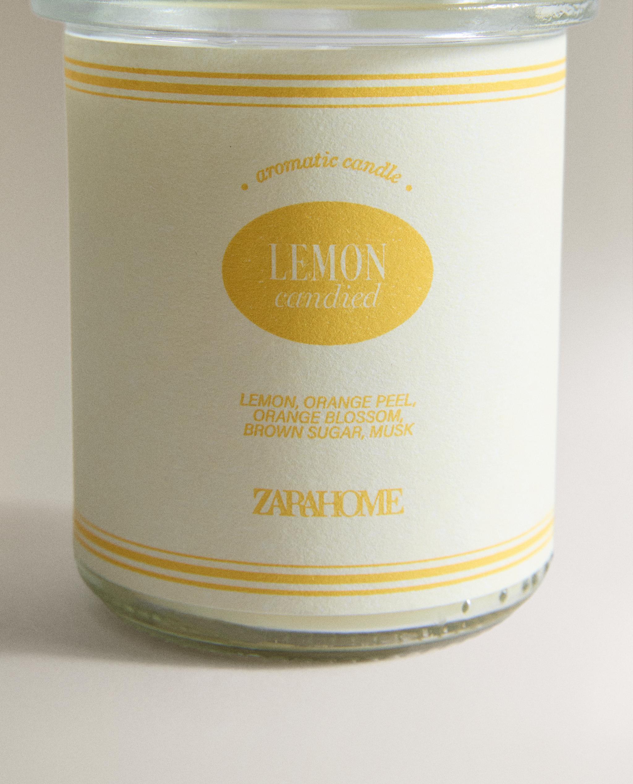 (130 G) LEMON CANDIED SCENTED CANDLE product thumbnail 2