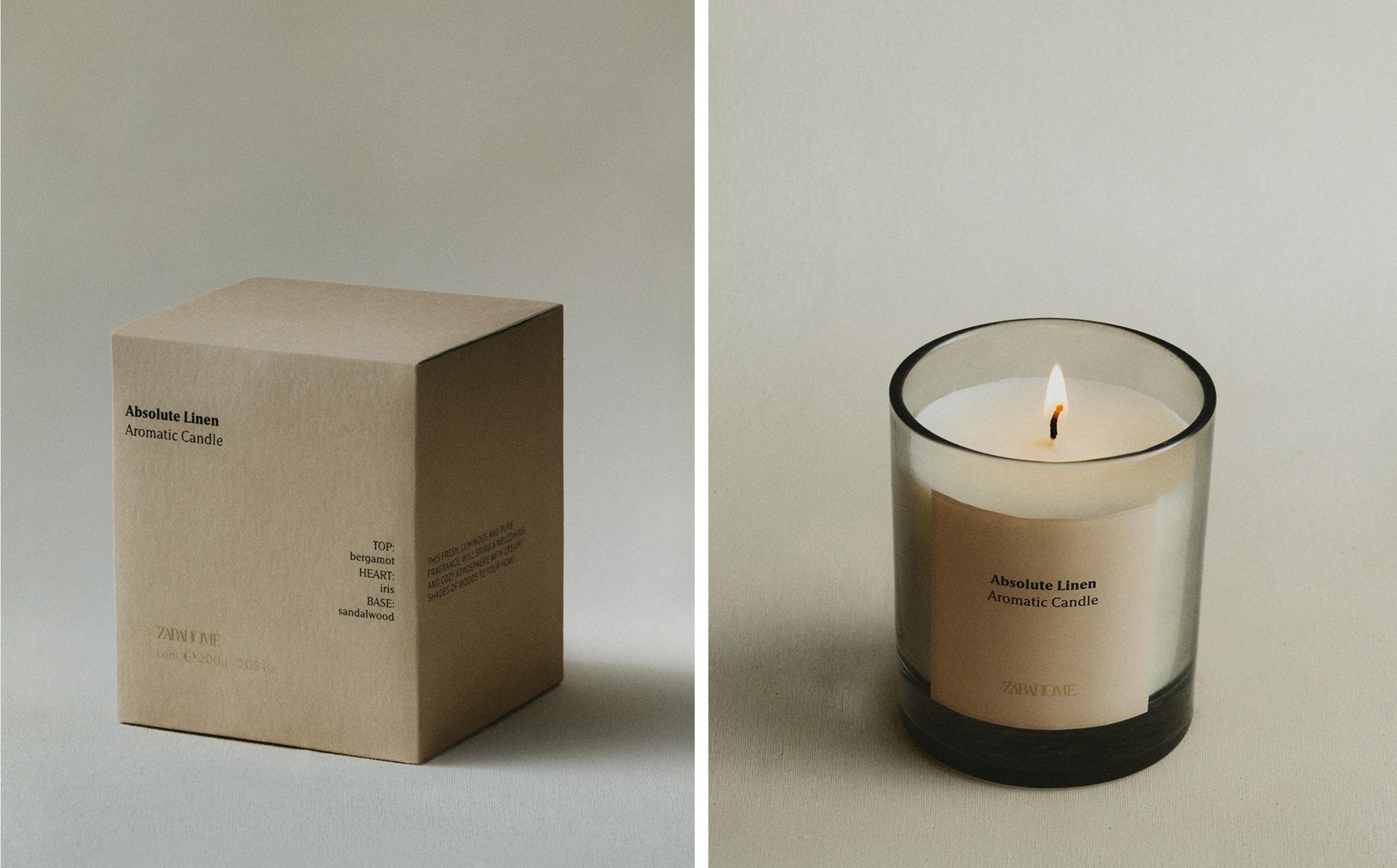 (200 G) ABSOLUTE LINEN SCENTED CANDLE product thumbnail 2