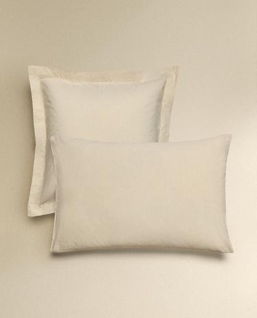 스트라이프 시어서커 코튼 베개 커버