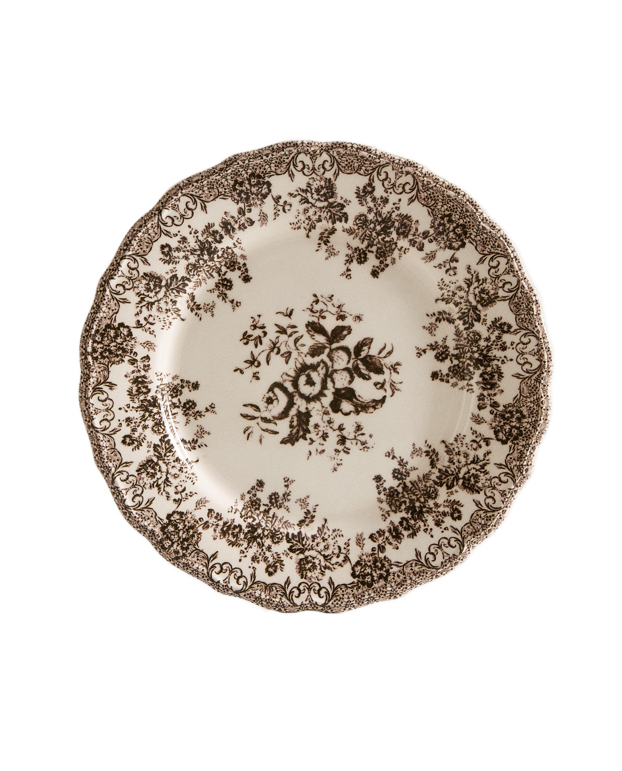 ZARA  フラワーアースンウェアデイナープレート3色【新品•タグ付き】 FLORAL EARTHENWARE DINNER PLATE | Zara Home United States of
