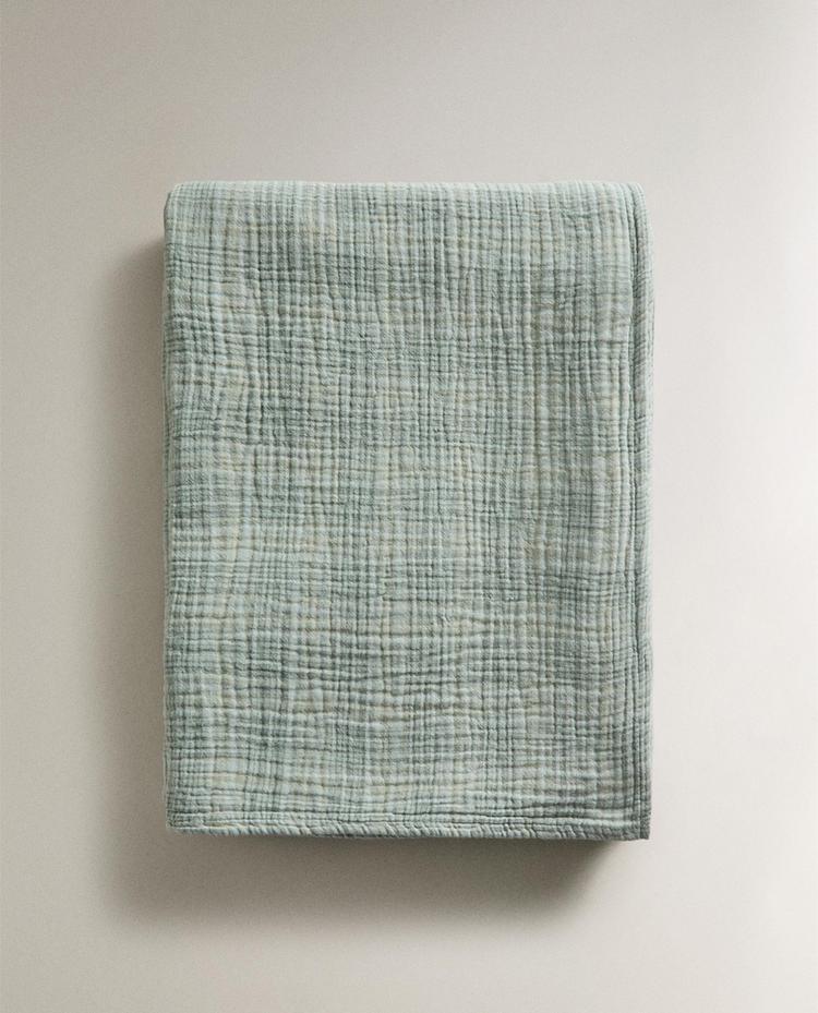 CHECK MUSLIN THROW