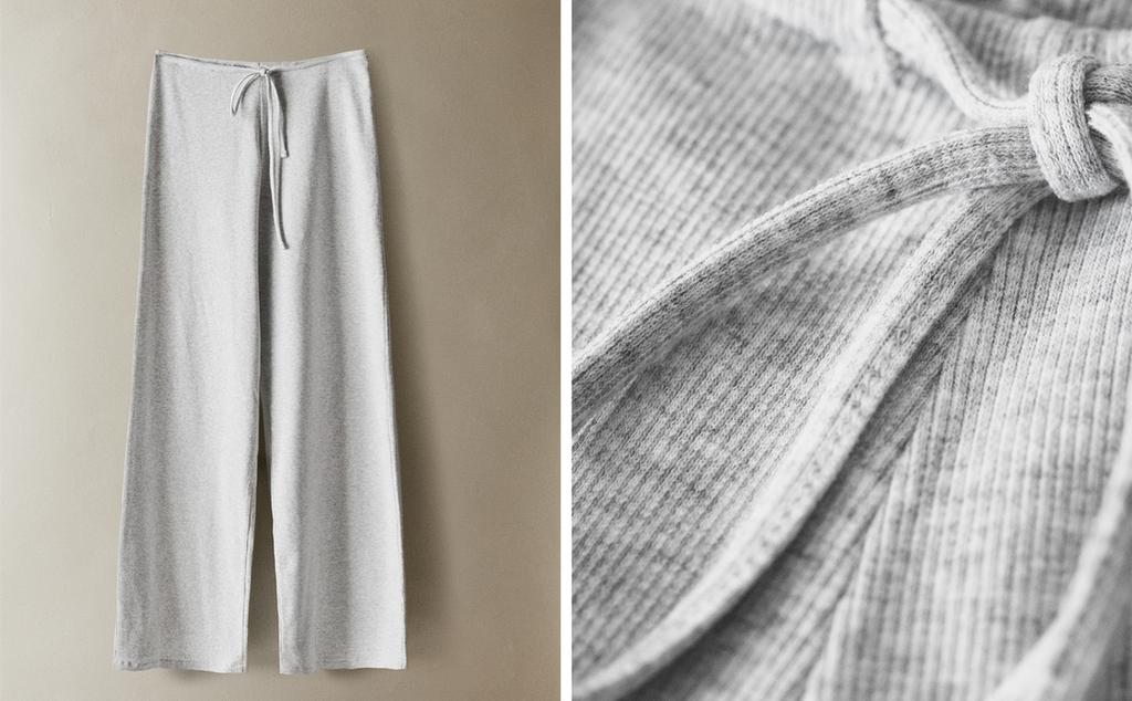 Zara Home Qabırğalı pambıq şalvar