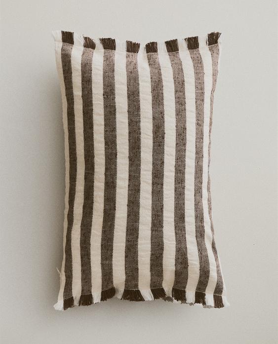 HOUSSE DE COUSSIN RAYURES HOUSSE DE COUSSIN RAYURES