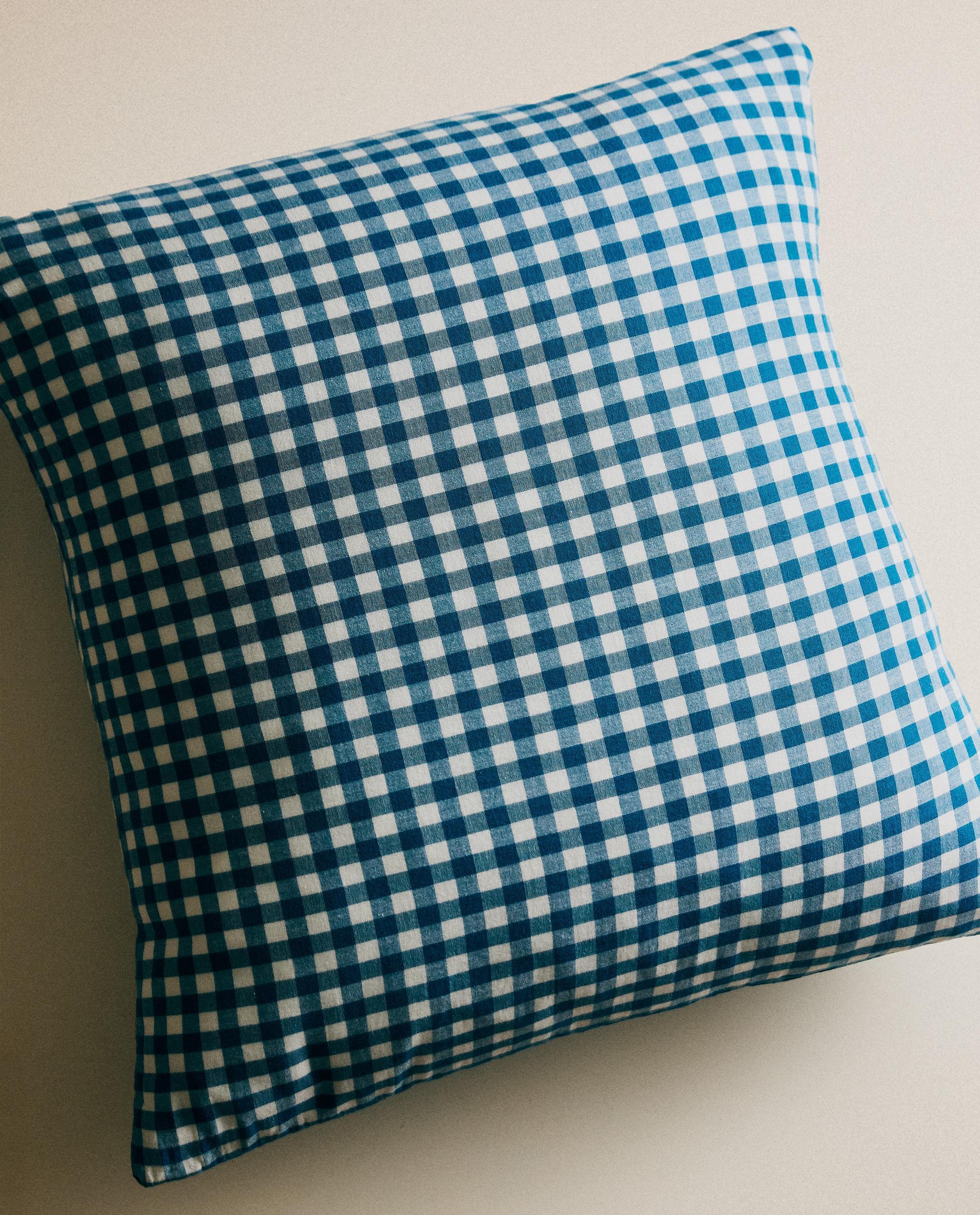 KIDS' CHECK MUSLIN PILLOWCASE product thumbnail 8