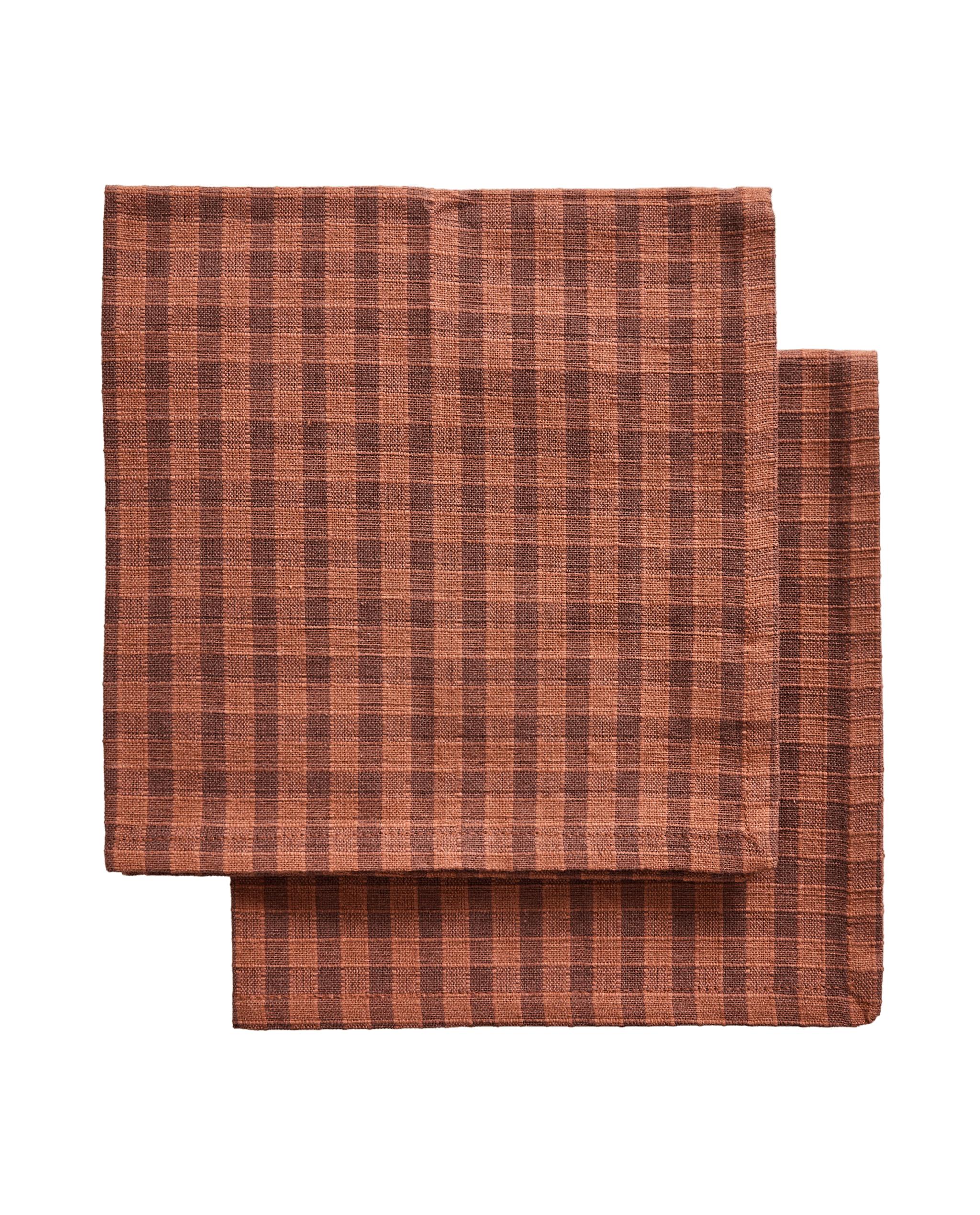 PACK OF CHECK NAPKINS WITH TOPSTITCHING (PACK OF 2) product thumbnail 16