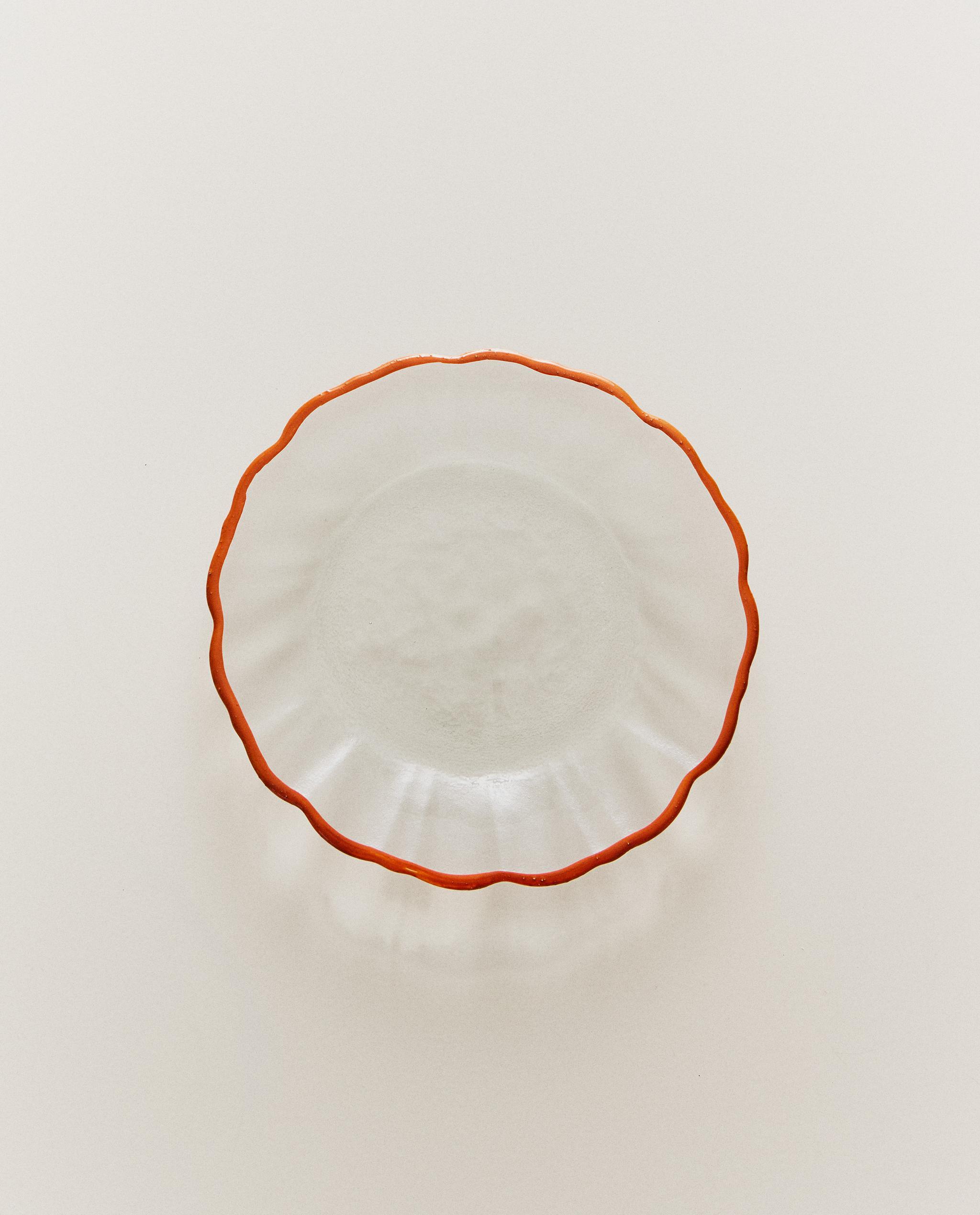 GLASS SIDE PLATE WITH RIM product thumbnail 10