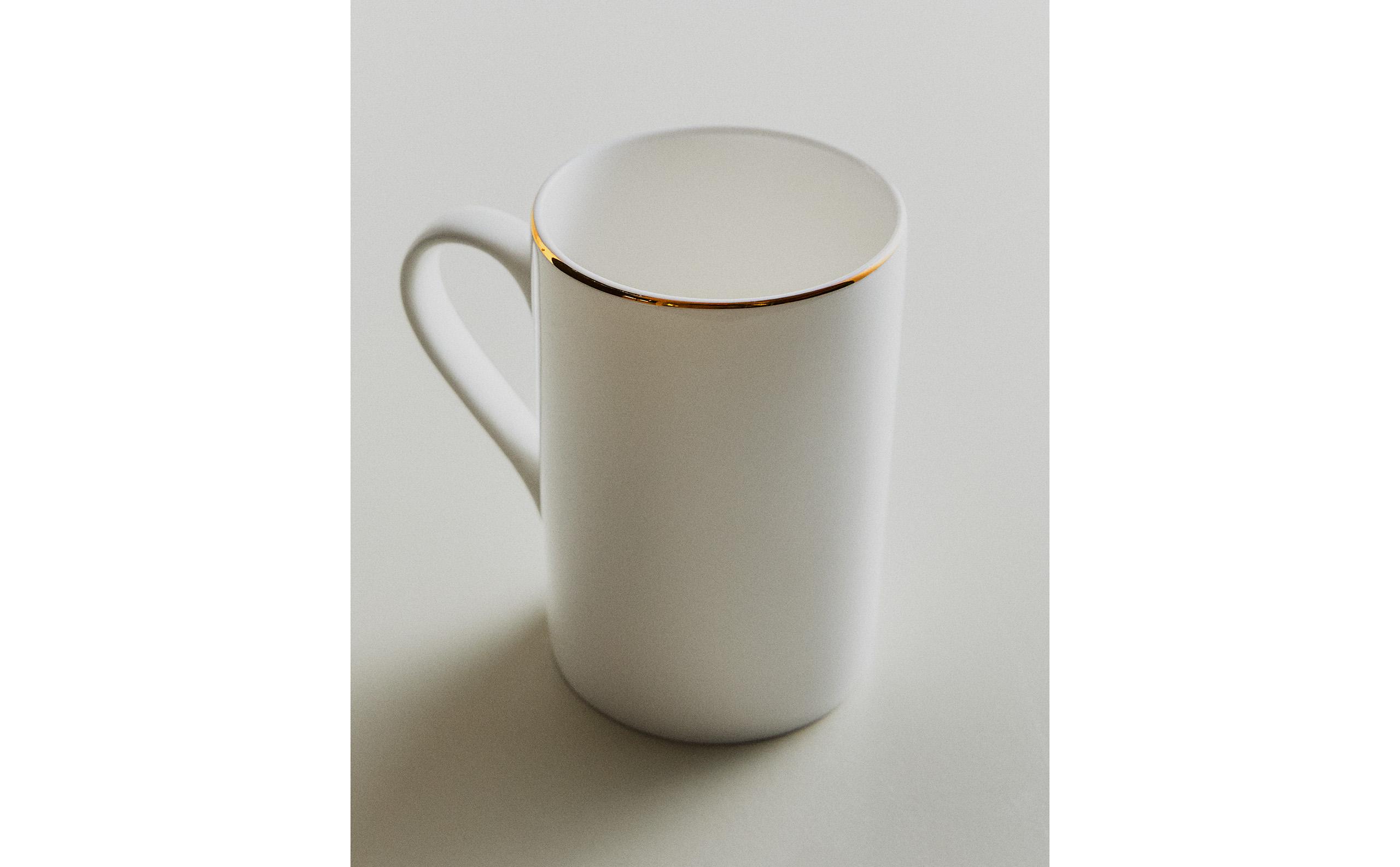 RIMMED BONE CHINA MUG product thumbnail 4