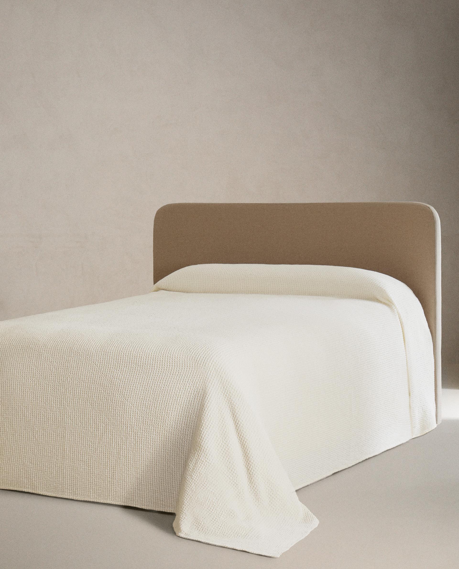 コットンベッドカバー ミニワッフルファブリック | Zara Home 日本/Japan