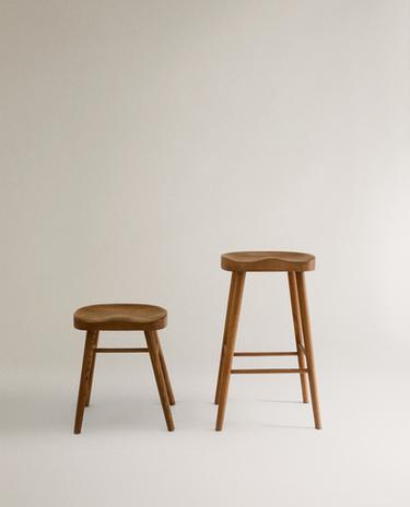 ASH WOOD STOOL