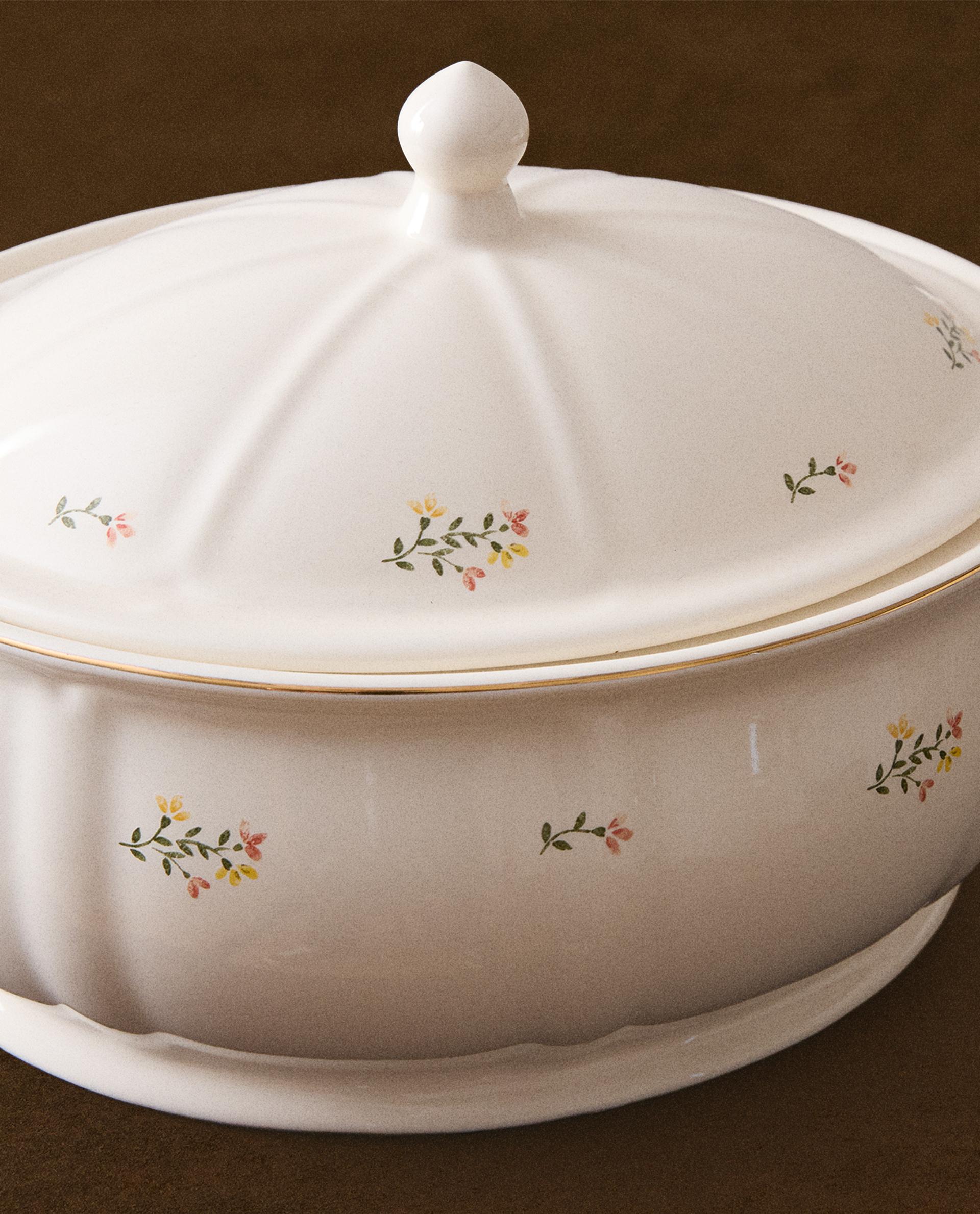 FLORAL PORCELAIN TUREEN product thumbnail 12