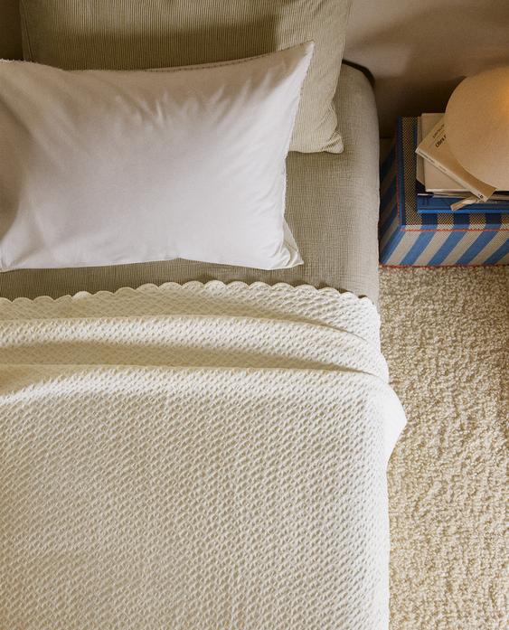 KIDS' MINI WAFFLE BEDSPREAD